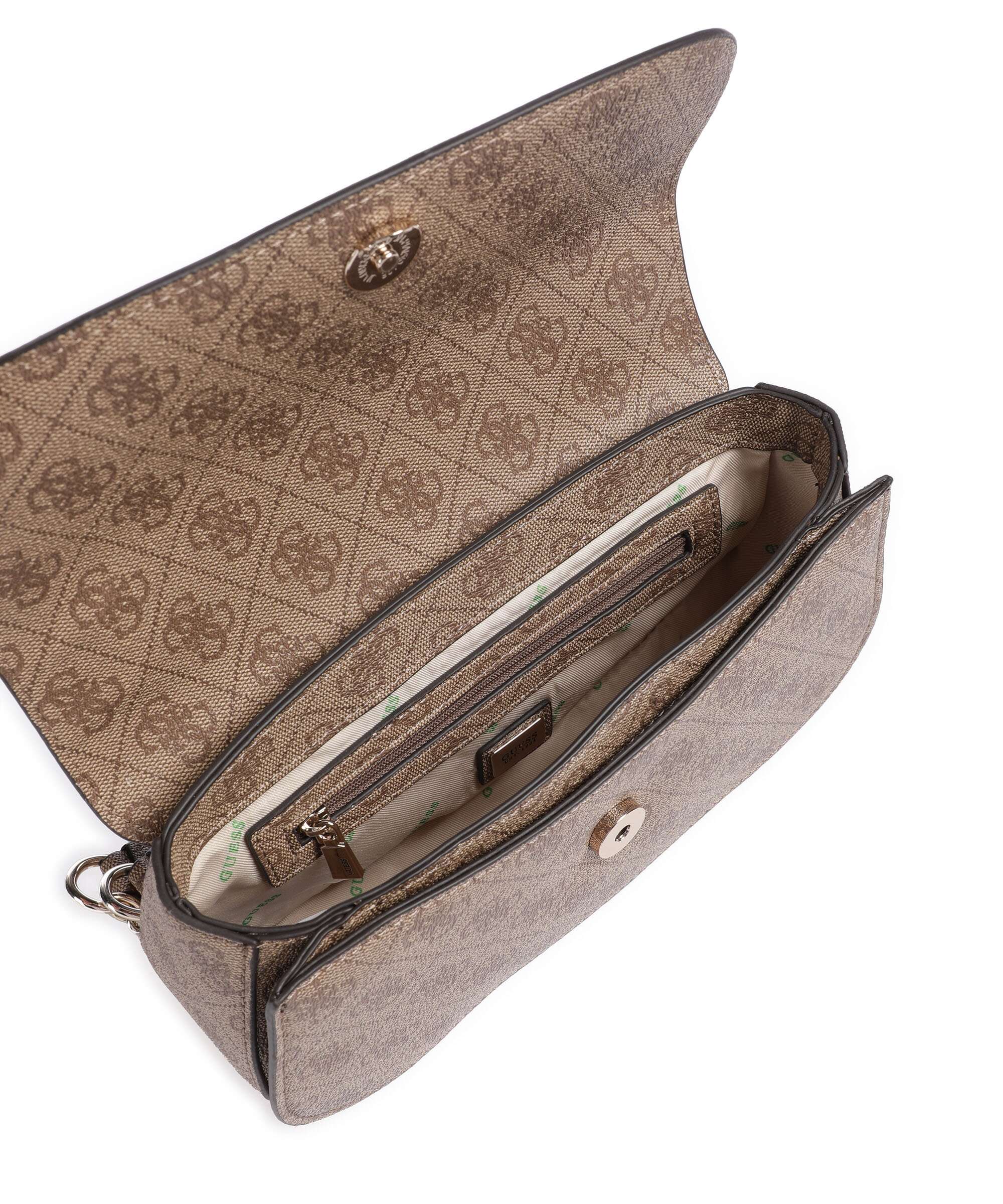 Guess Erica Eco Shoulder bag latte logo - Image 7