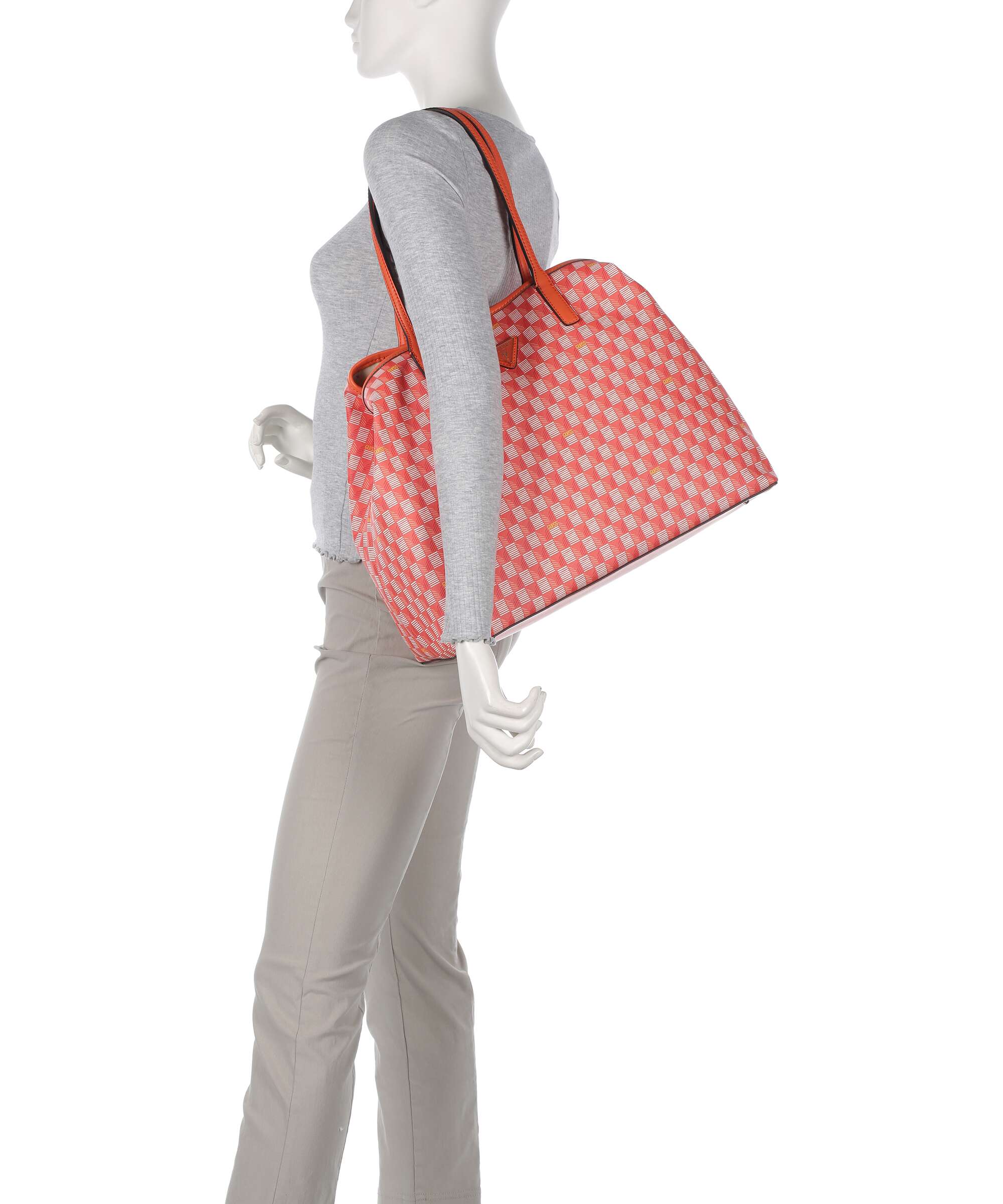 Guess G Wave Large Tote bag orange logo - Image 3