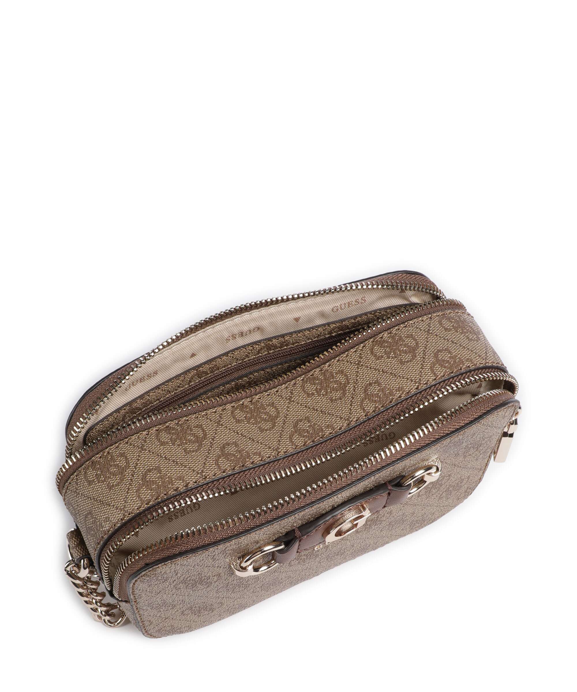 Guess Izzy Crossbody bag latte logo/brown - Image 6