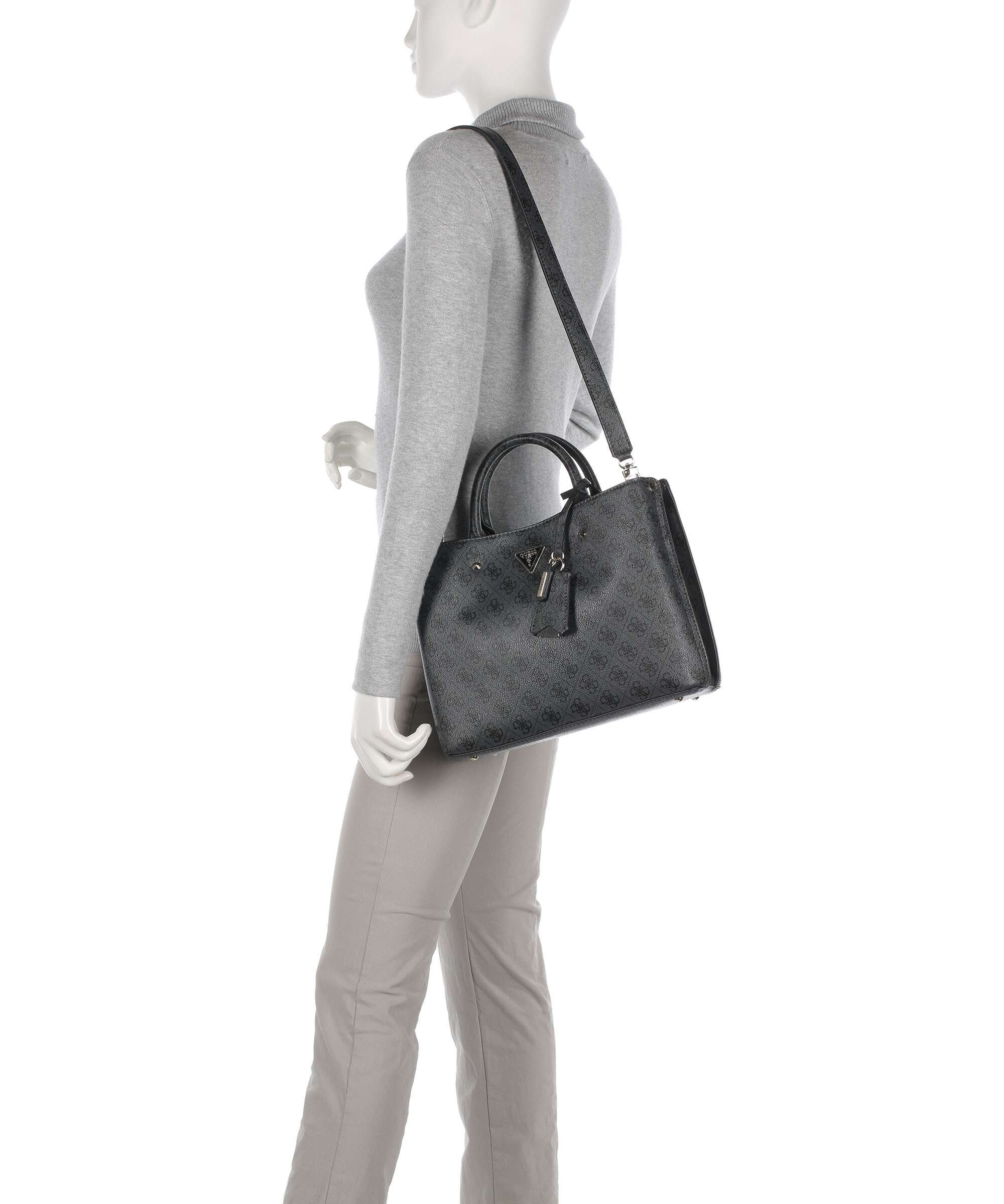 Guess Meridian Handbag coal logo - Image 4