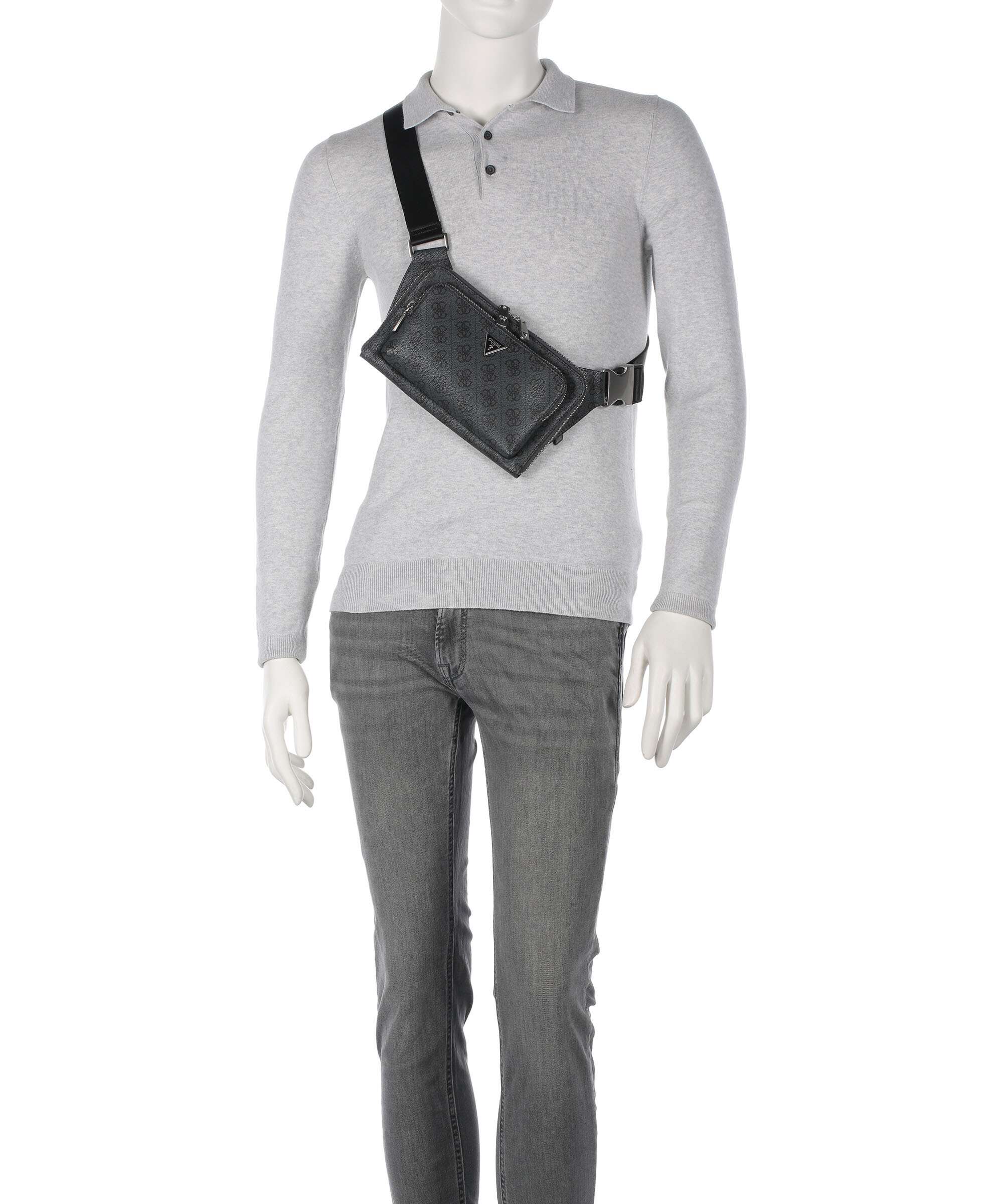 Guess Milano 4G Eco Belt bag black - Image 4