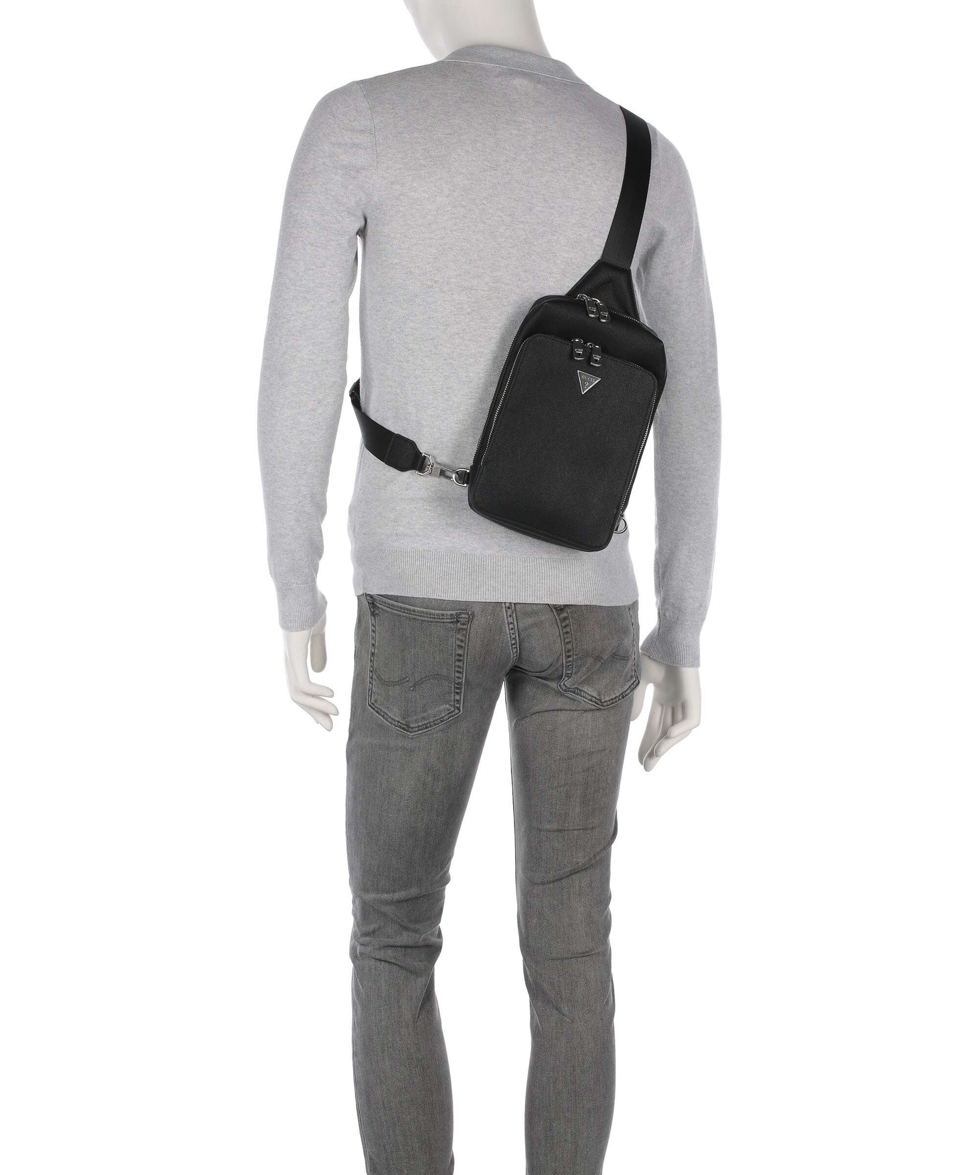 Guess Milano Sling bag black - Image 3