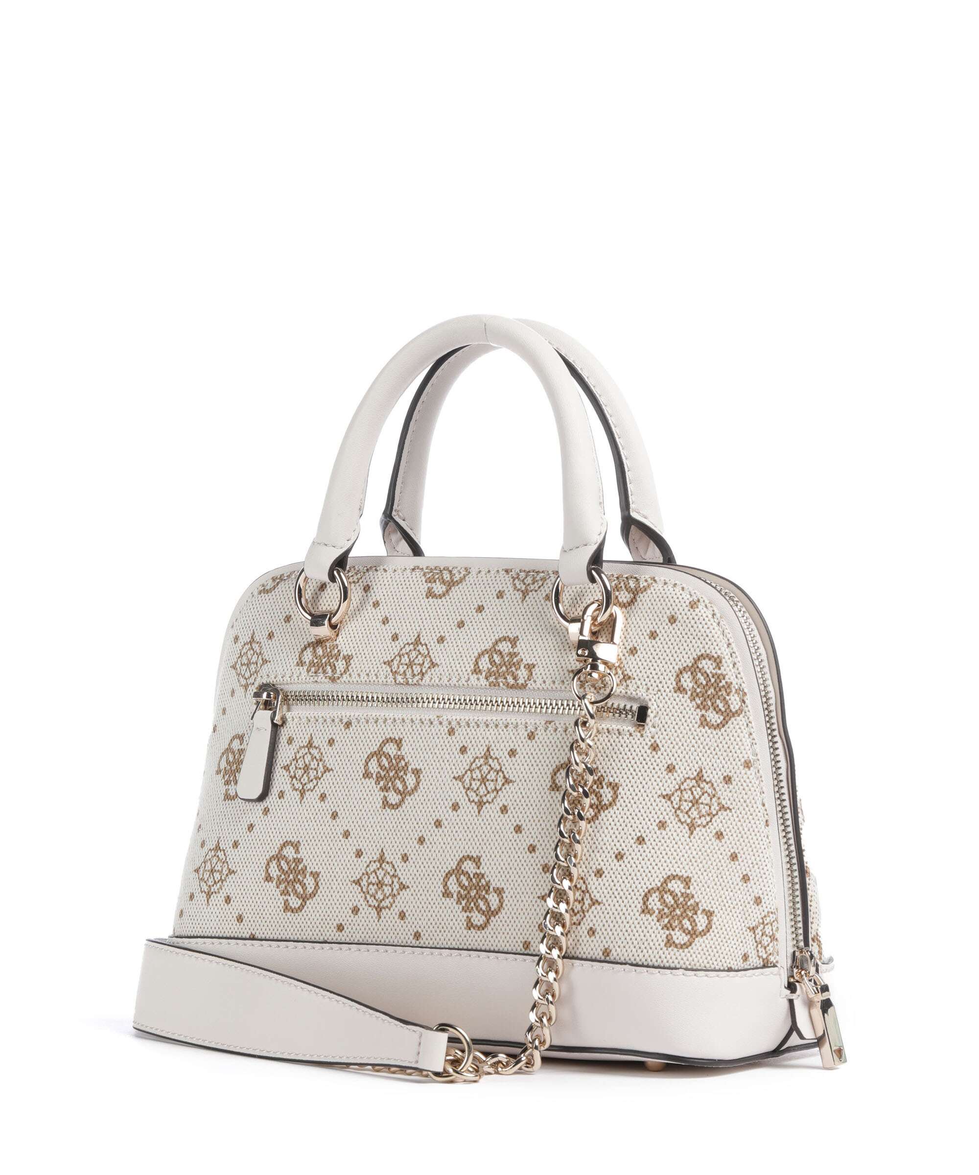 Guess Neda 4G Peony Logo Handbag offwhite logo - Image 2