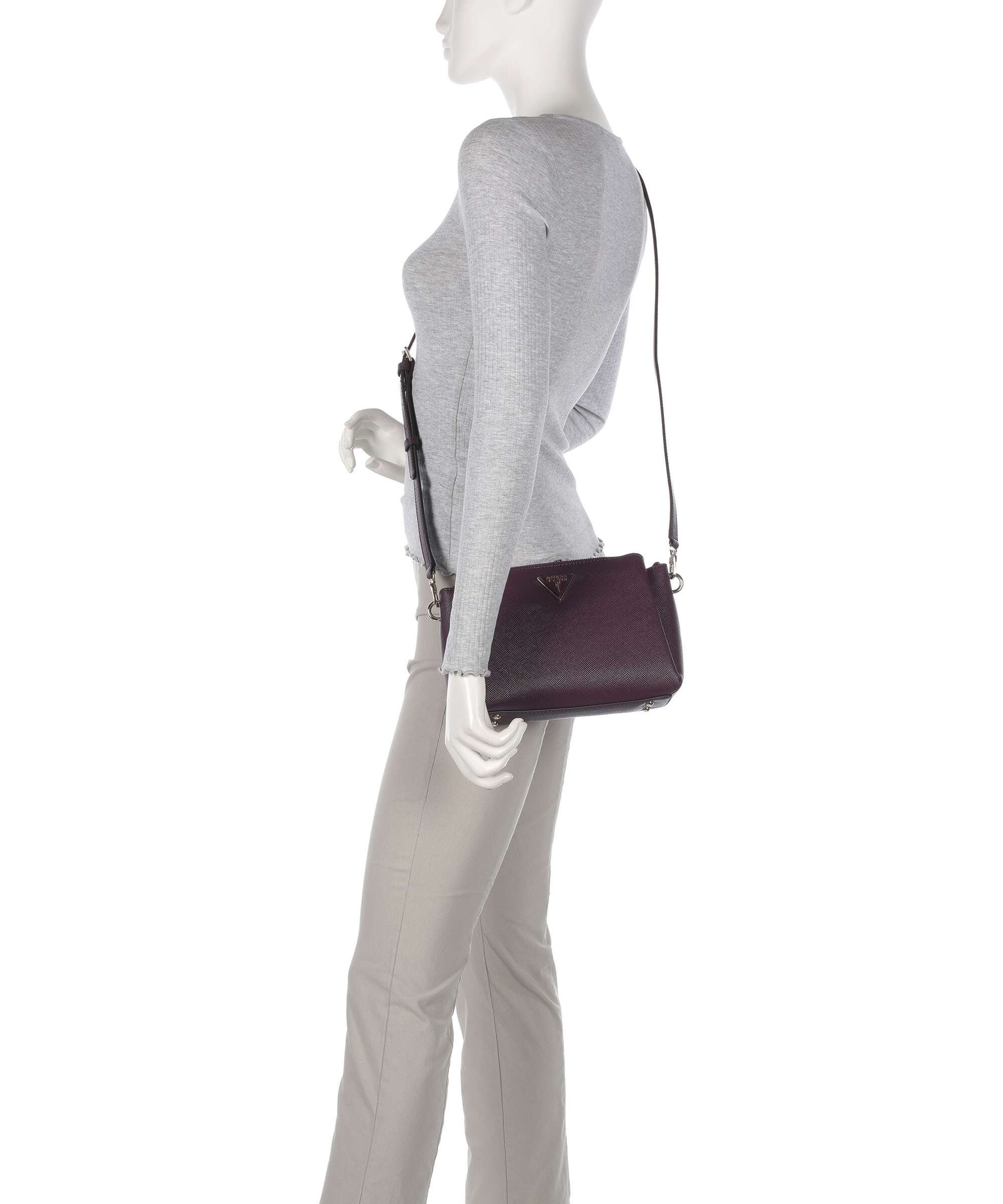 Guess Noelle Crossbody bag aubergine - Image 3