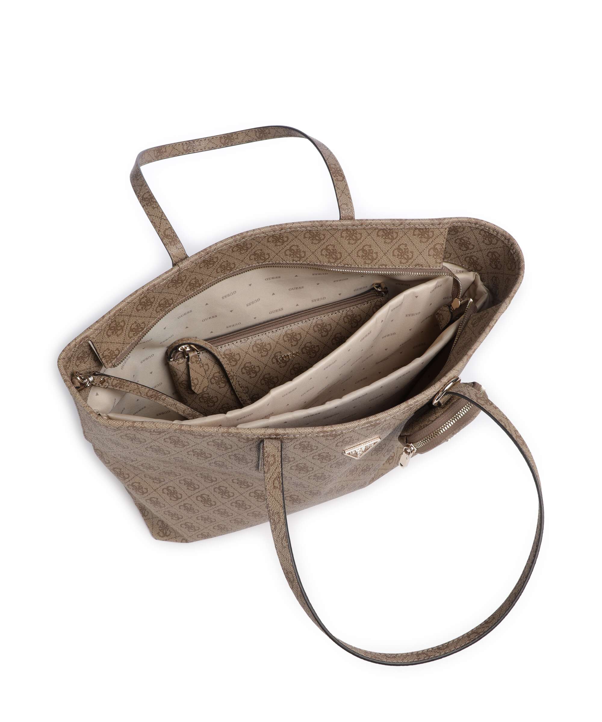 Guess Power Play Tote bag latte logo - Image 6