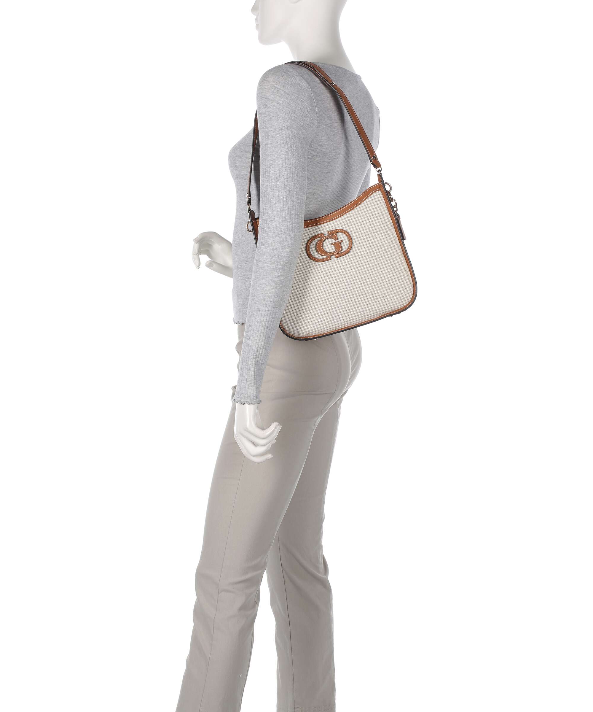 Guess Sebina Shoulder bag natural/caramel - Image 3