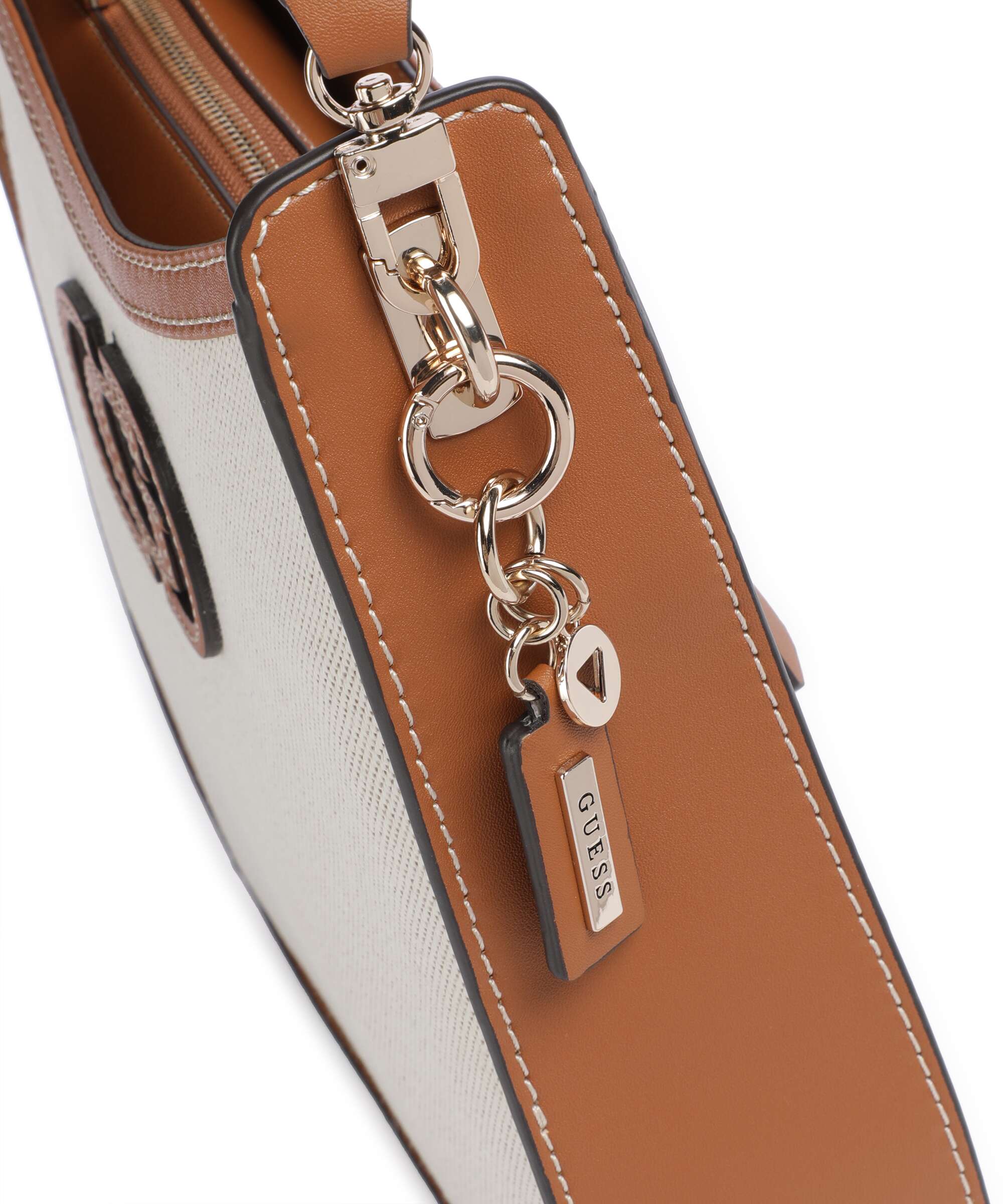 Guess Sebina Shoulder bag natural/caramel - Image 4
