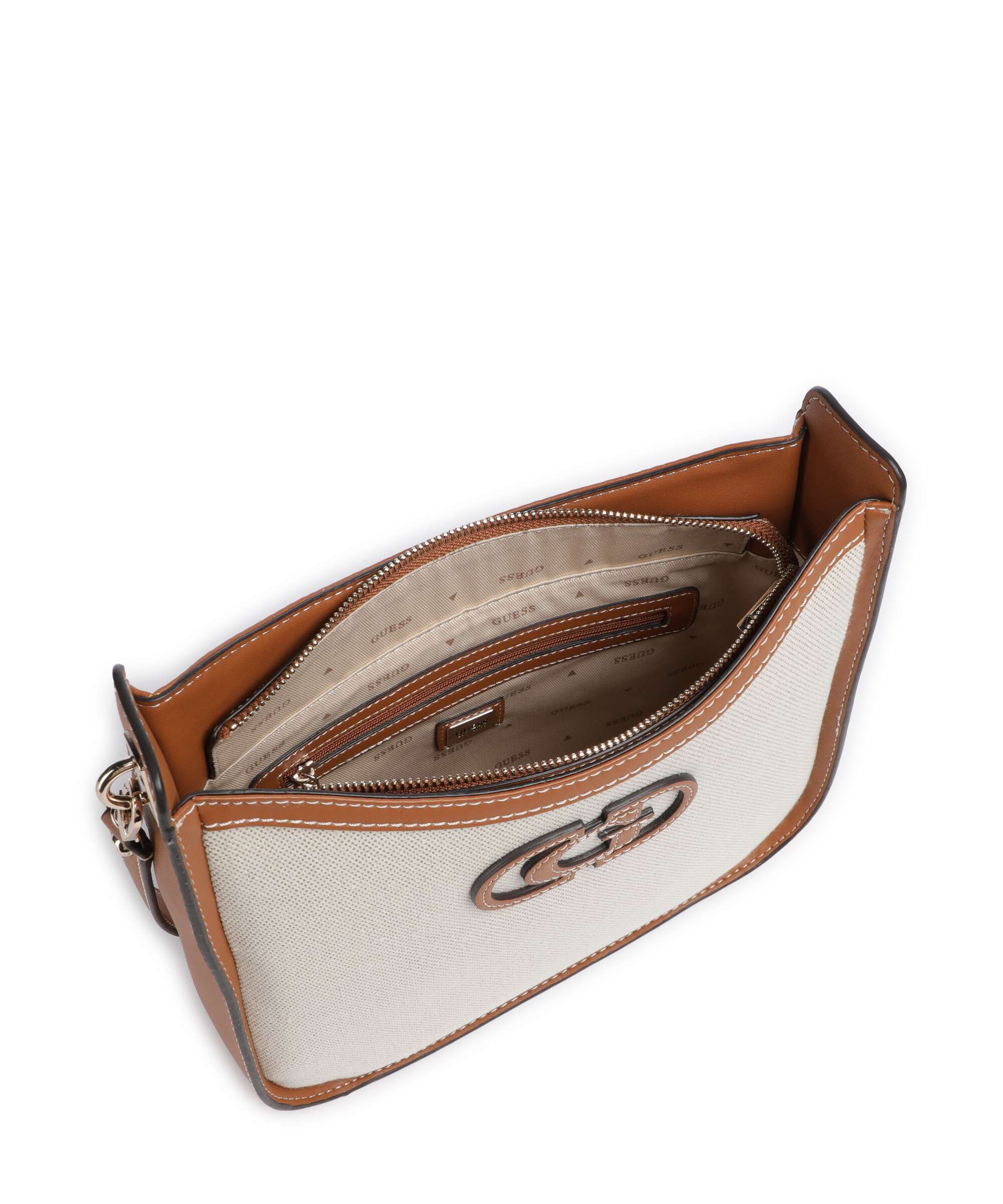 Guess Sebina Shoulder bag natural/caramel - Image 6