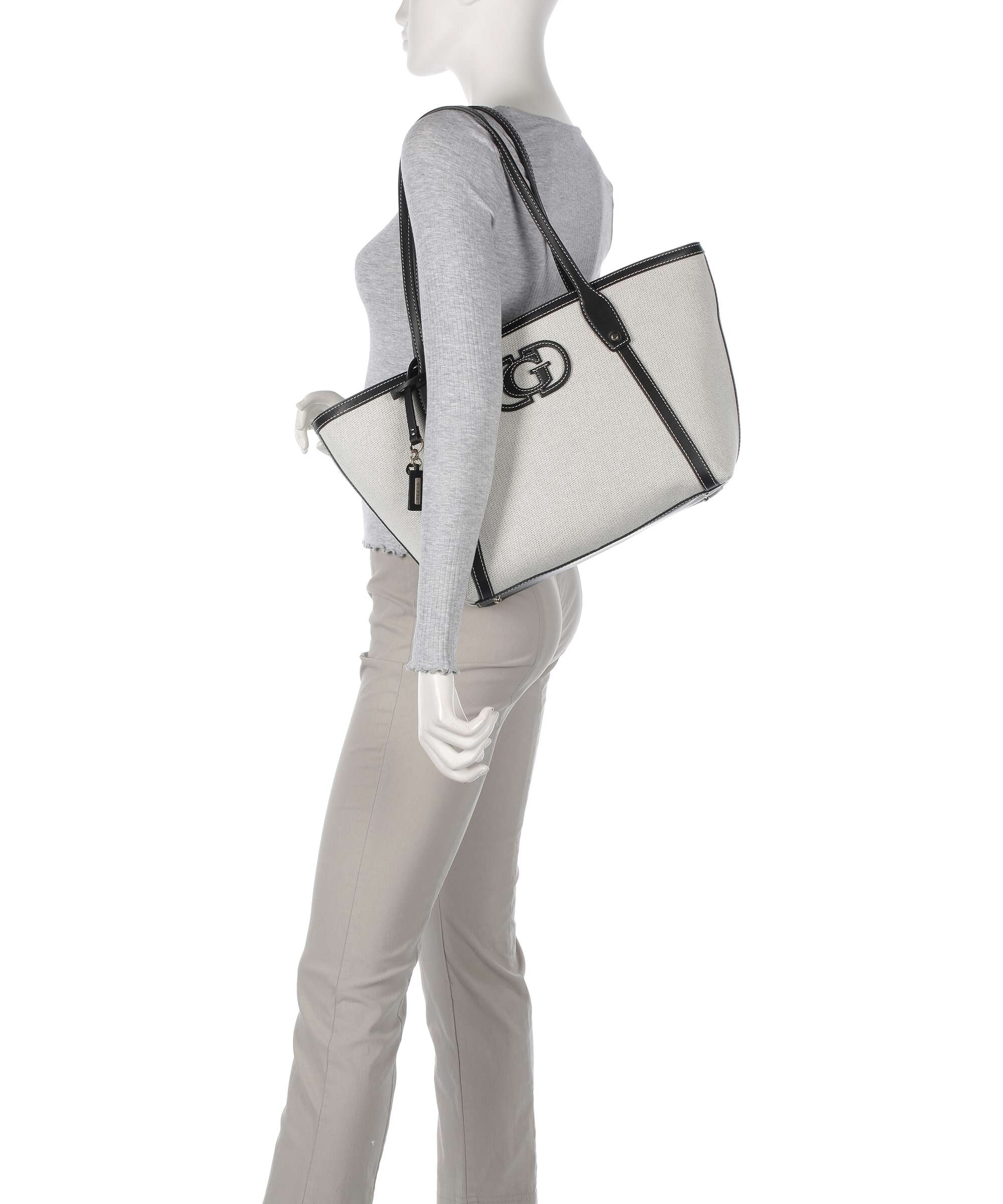 Guess Sebina Tote bag natural/black - Image 3