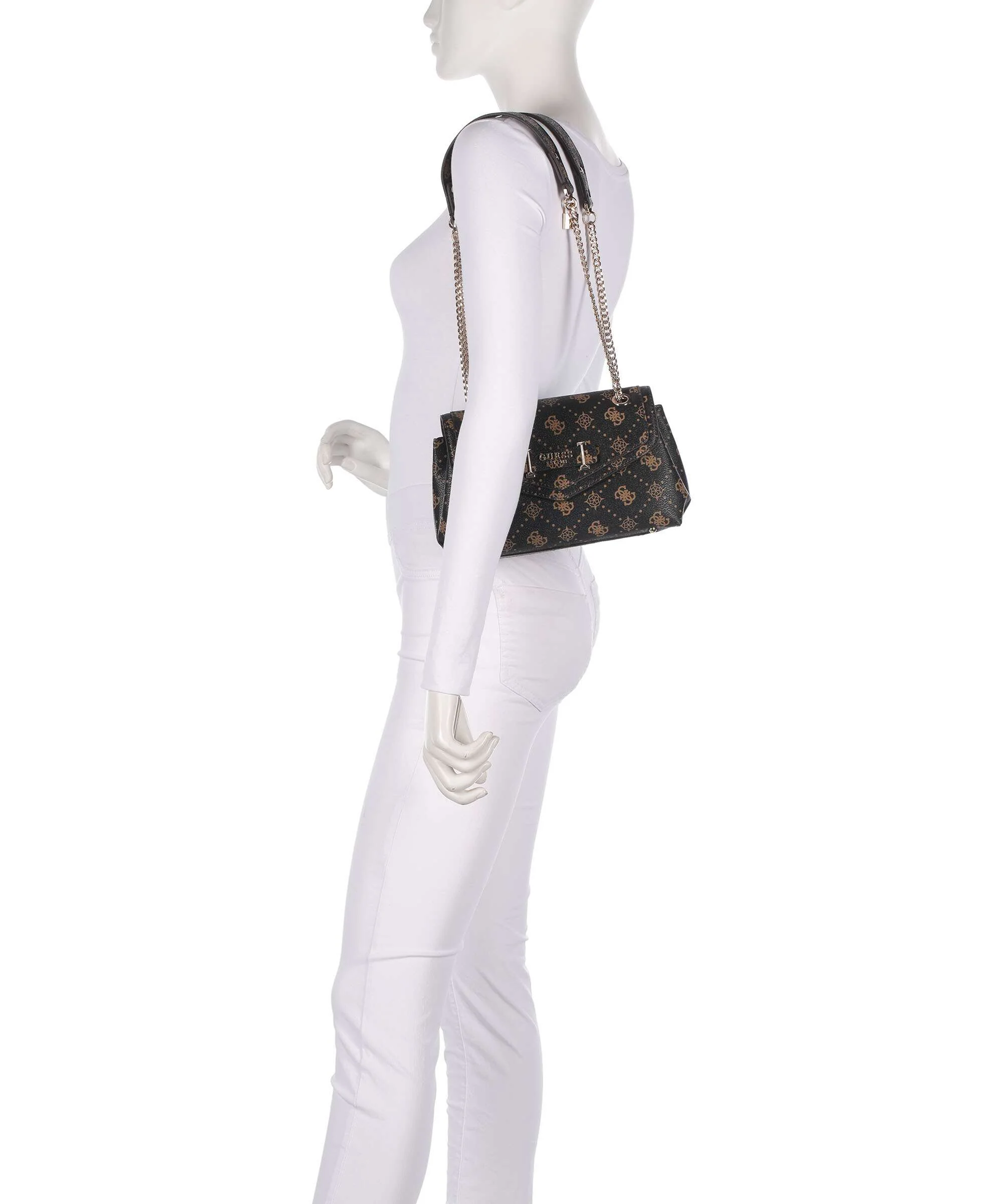 Guess Silia Shoulder bag espresso logo - Image 3
