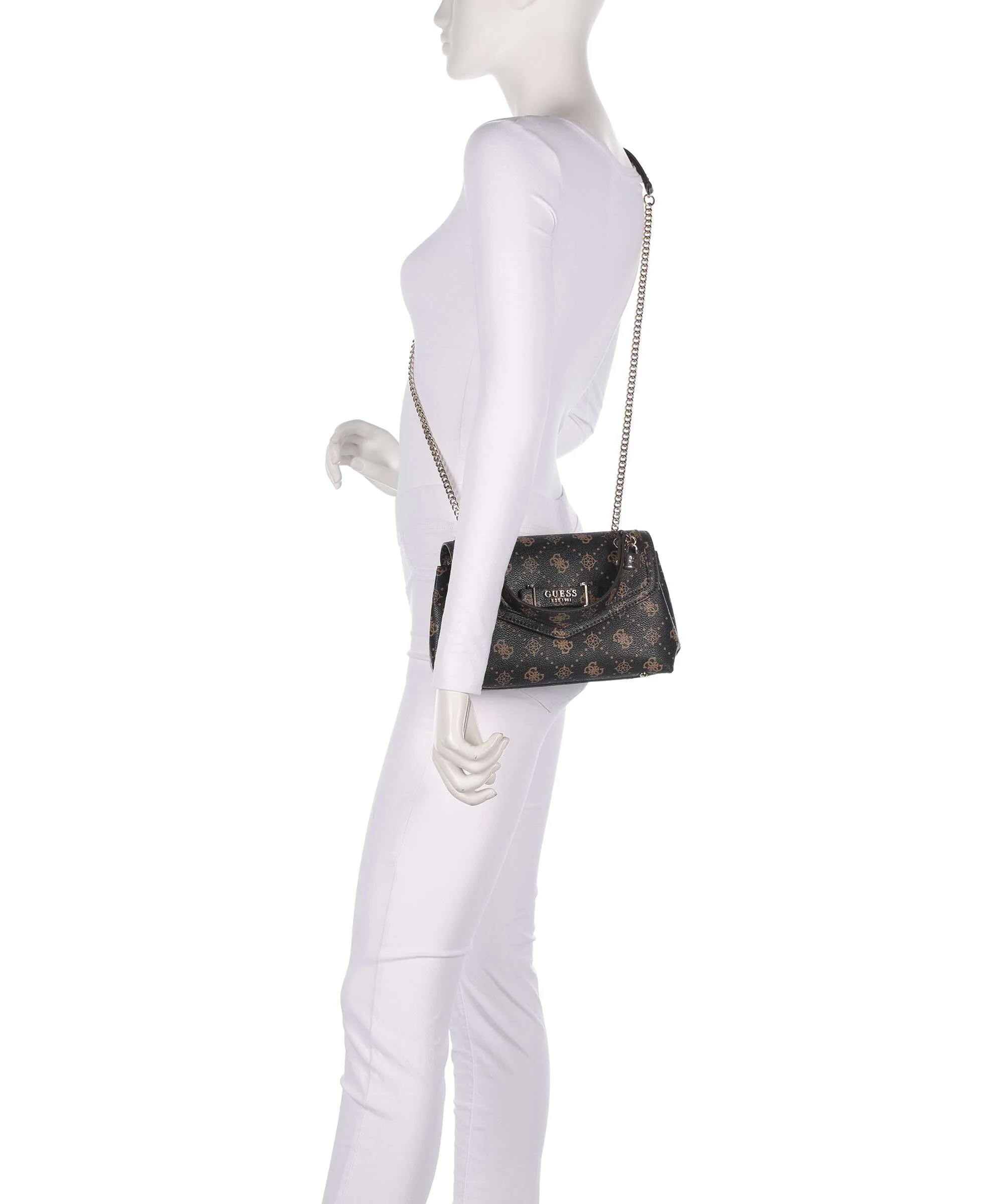 Guess Silia Shoulder bag espresso logo - Image 4