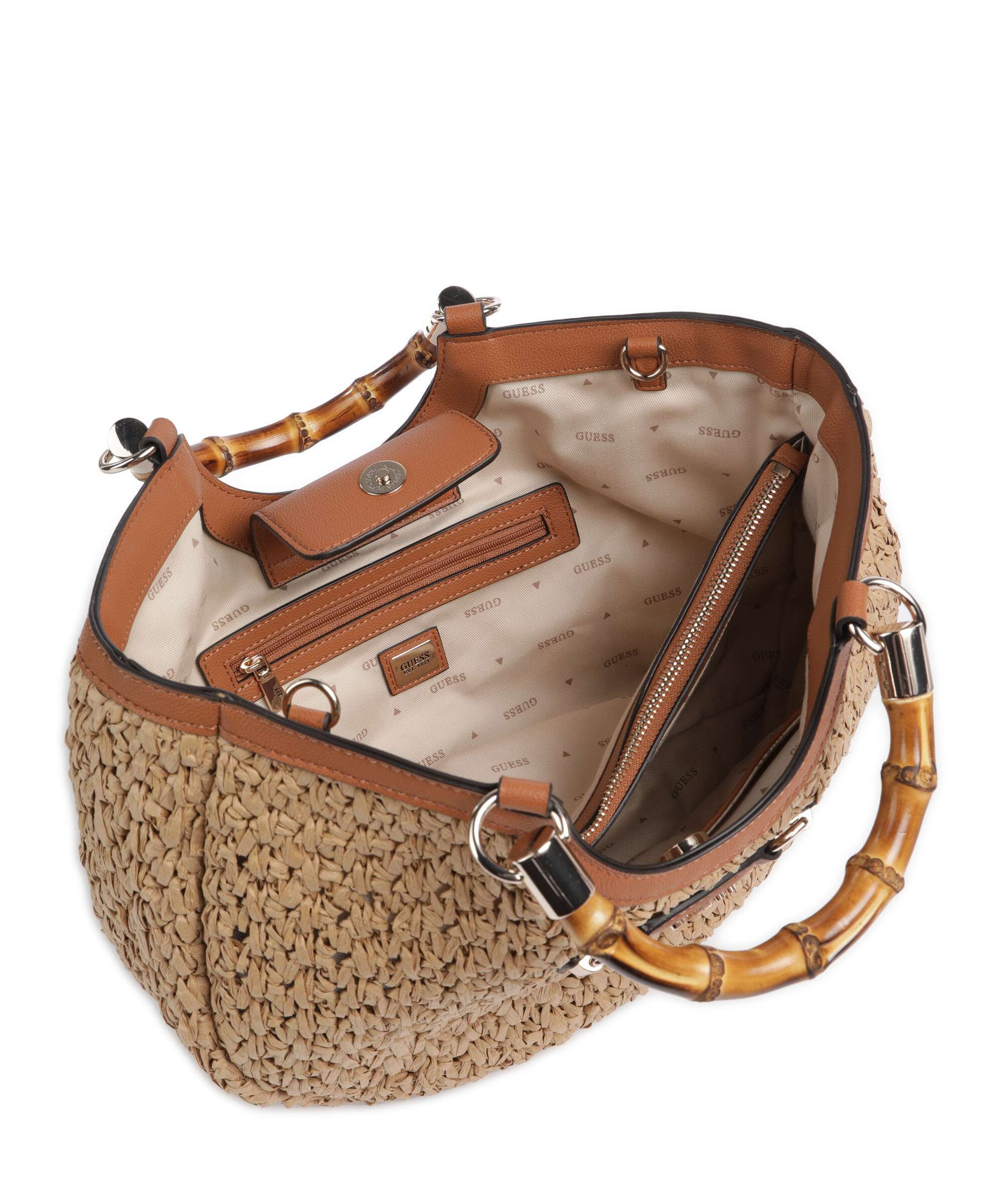 Guess Siria Handbag natural/cognac - Image 6