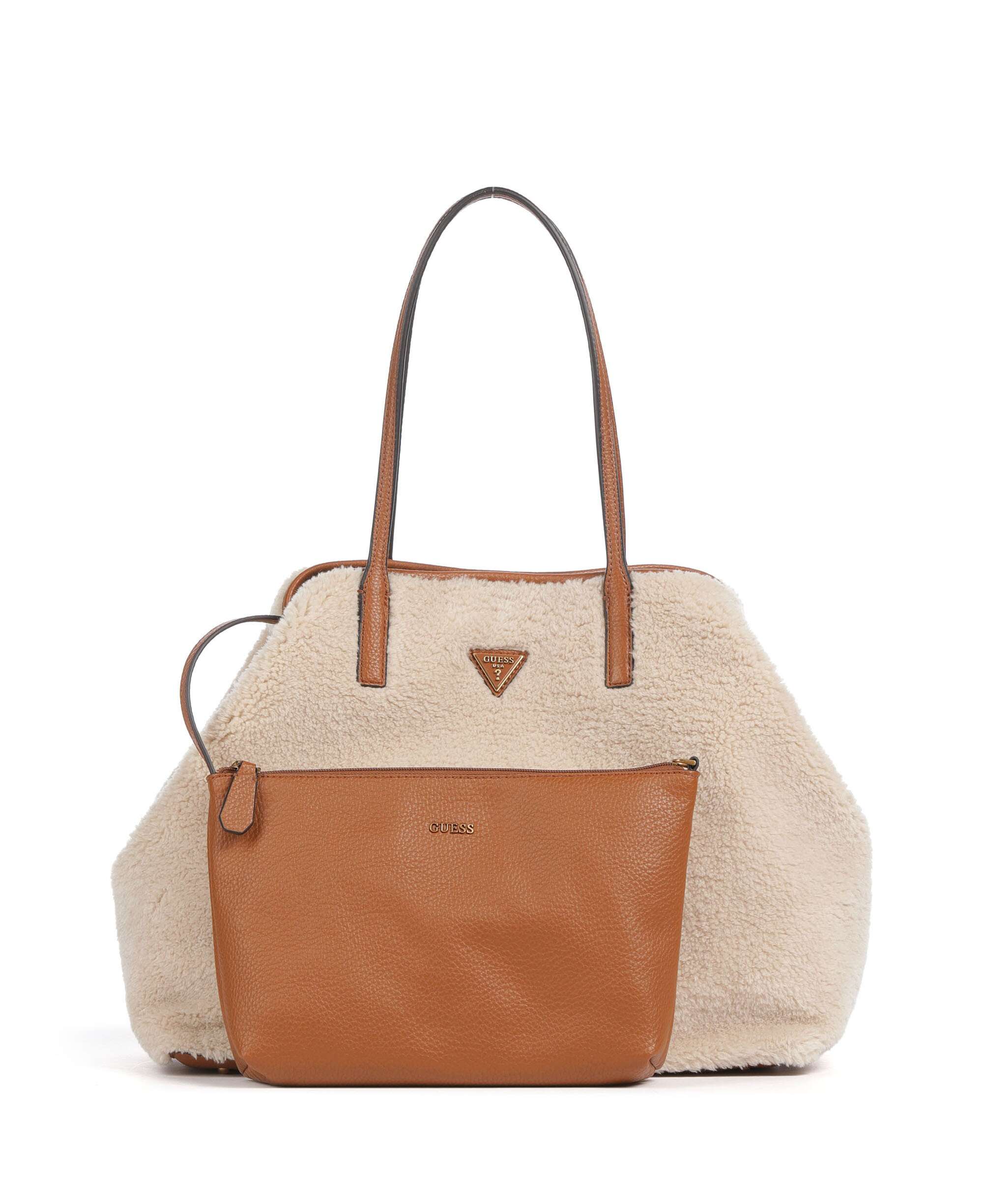 Guess Victtoria Large Tote bag natural/cognac - Image 2