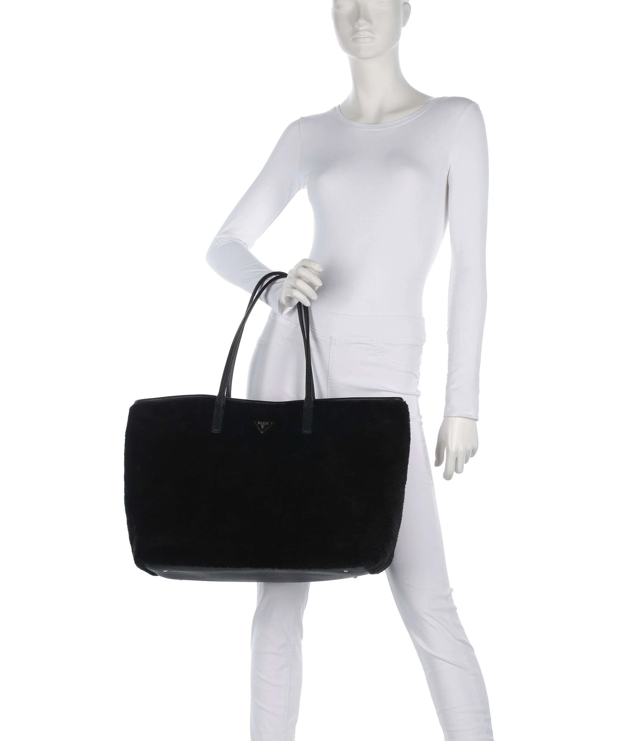 Guess Victtoria Large Tote bag black - Image 3