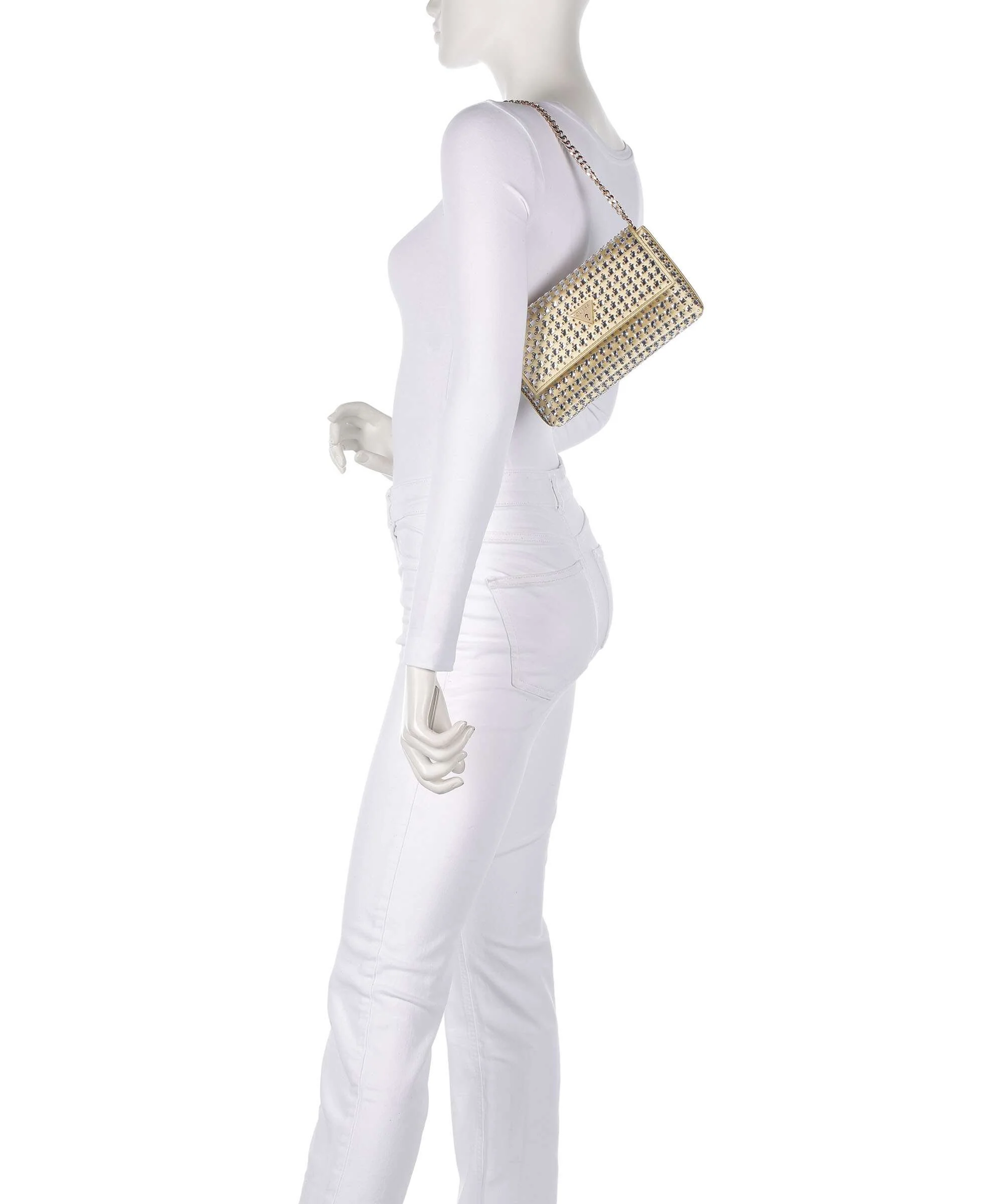 Guess Zalina Shoulder bag gold - Image 3