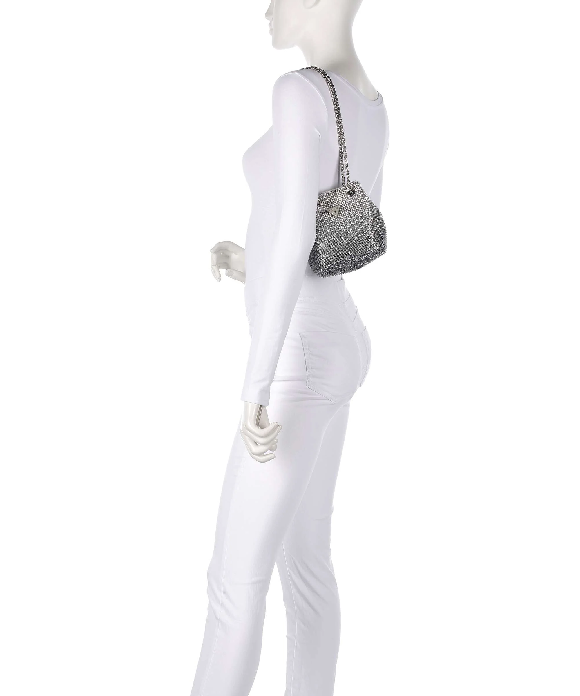 Guess Zalina Shoulder bag silver - Image 3