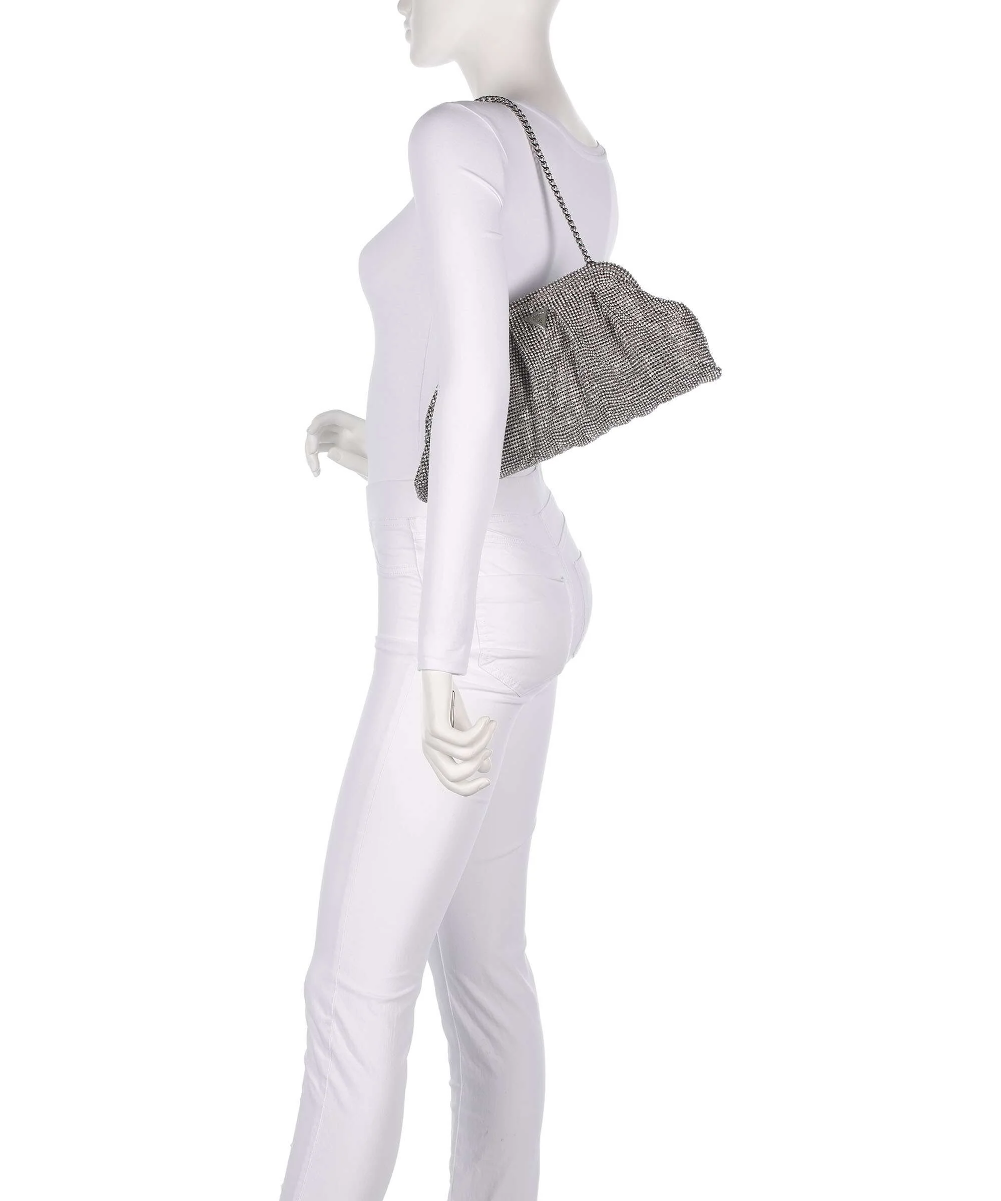 Guess Zalina Shoulder bag silver - Image 3