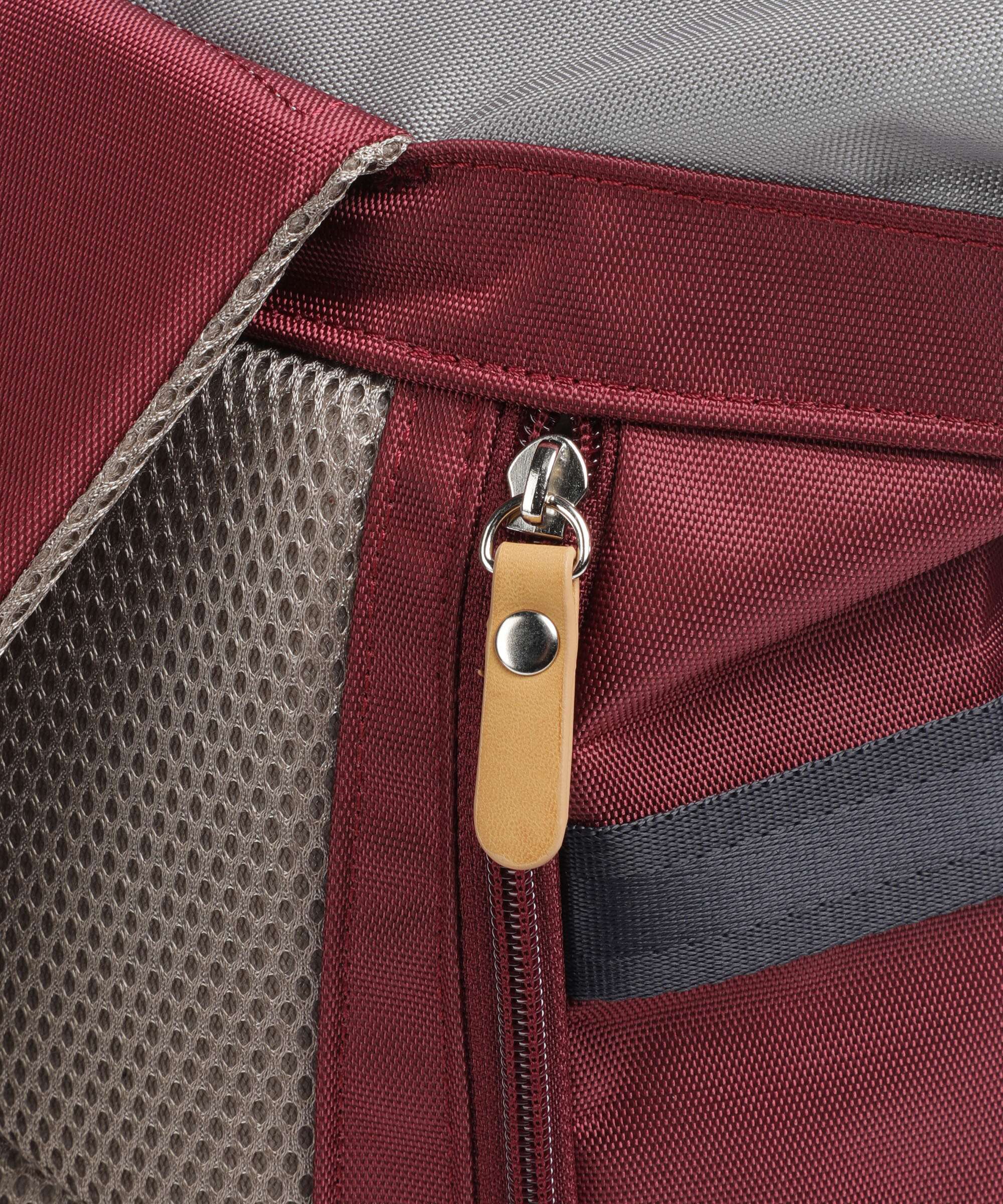 Harvest Label Norikura 2.0 Rolltop backpack burgundy - Image 5