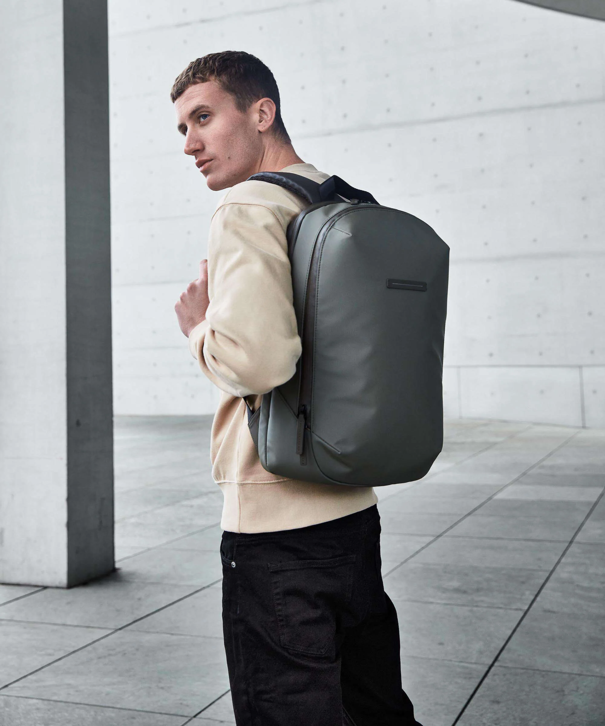 Horizn Studios Gion S Laptop backpack dark olive - Image 3