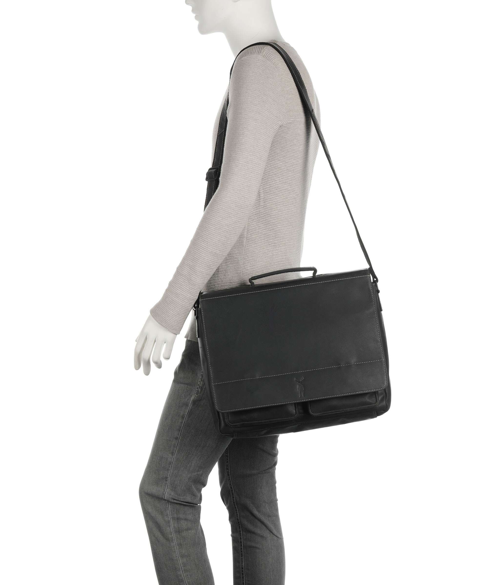 Jack Kinsky Baltimore 6 Briefcase anthrazit - Image 3