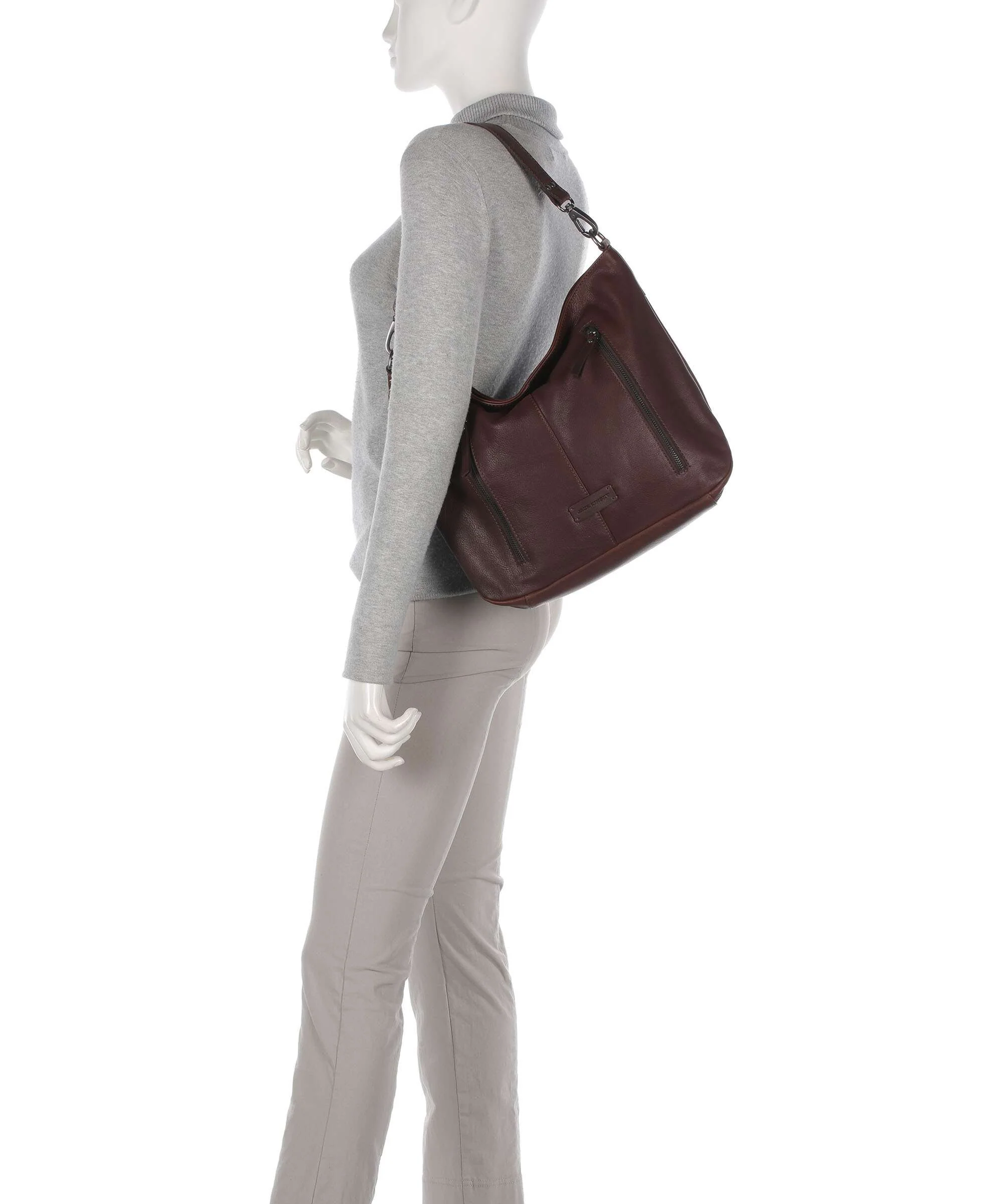 Jack Kinsky Montreal 24N Hobo bag mokka - Image 3