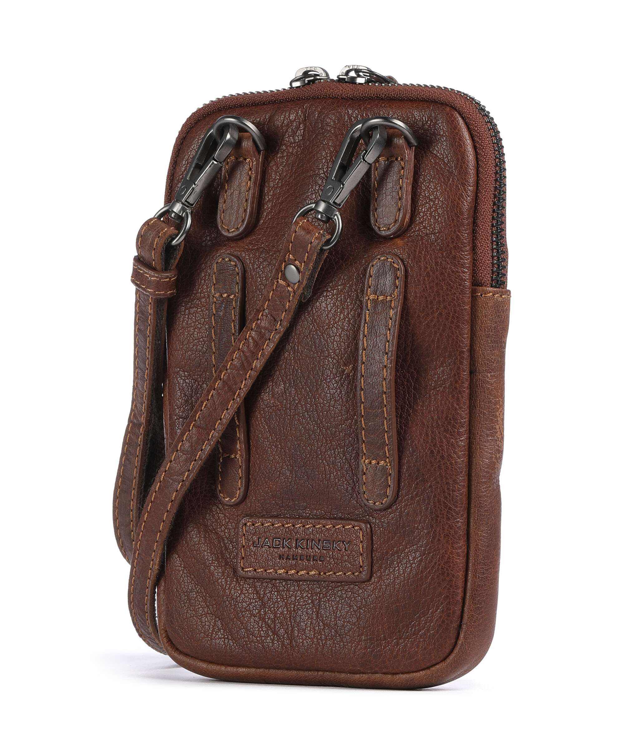 Jack Kinsky Porto 10 Phone bag cognac - Image 2