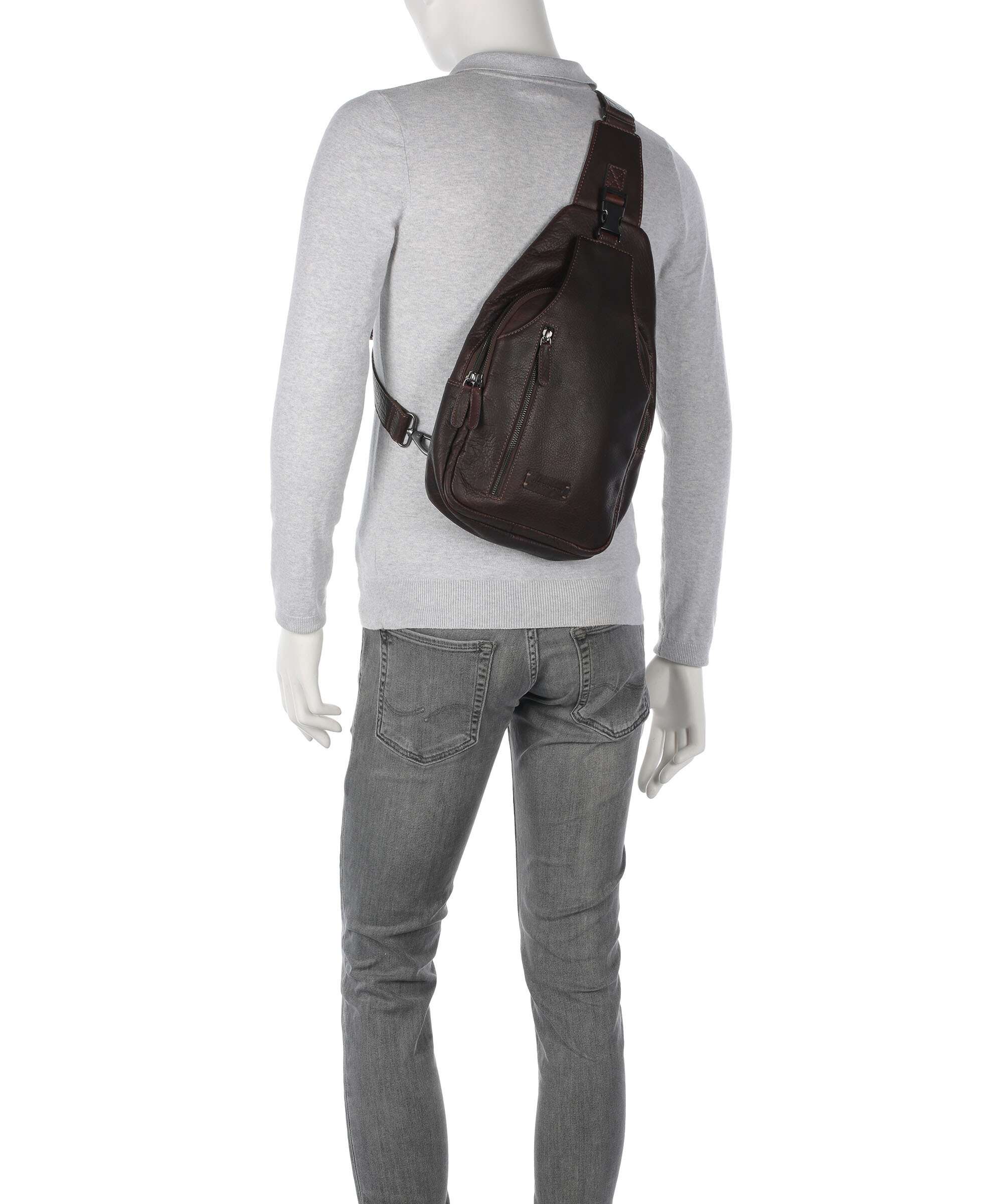 Jack Kinsky Porto 12 Sling bag mokka - Image 3