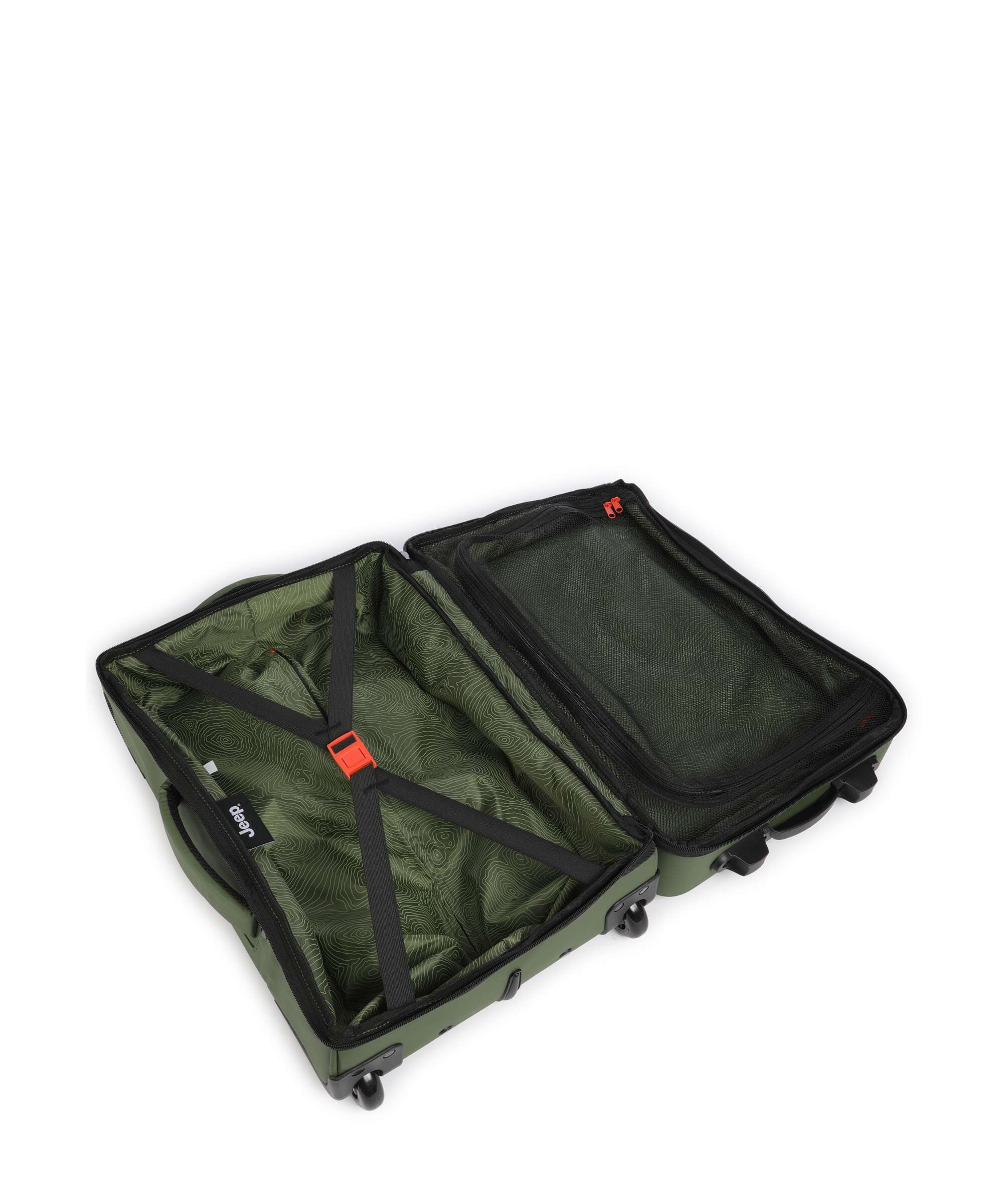 Jeep JS006B 55 Travel bag with wheels green - Image 5