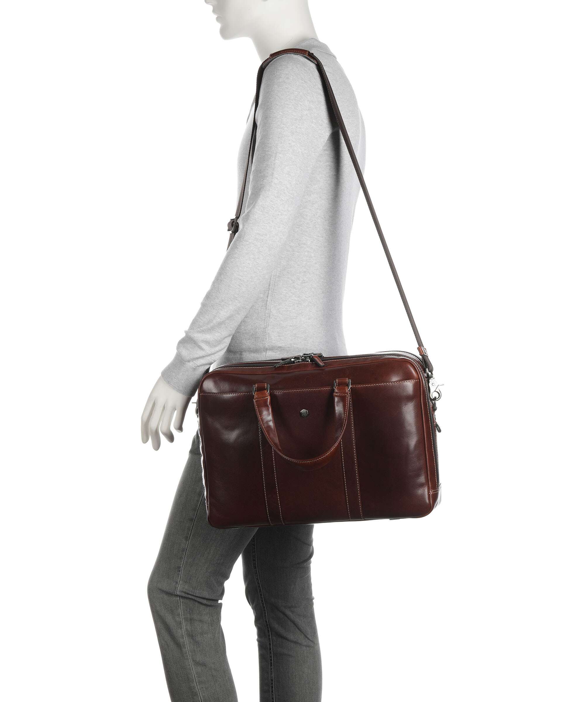 Jekyll & Hide Montana Briefcase mocha - Image 3