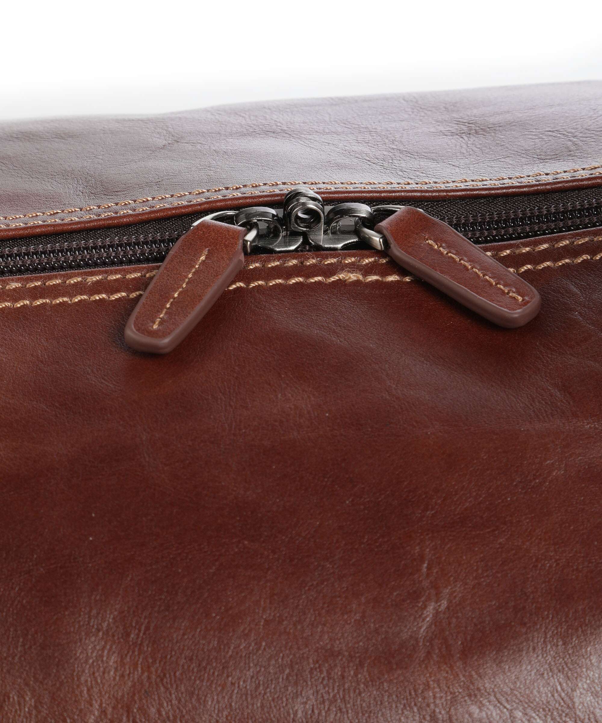 Jekyll & Hide Oxford Travel bag with wheels tobacco - Image 7