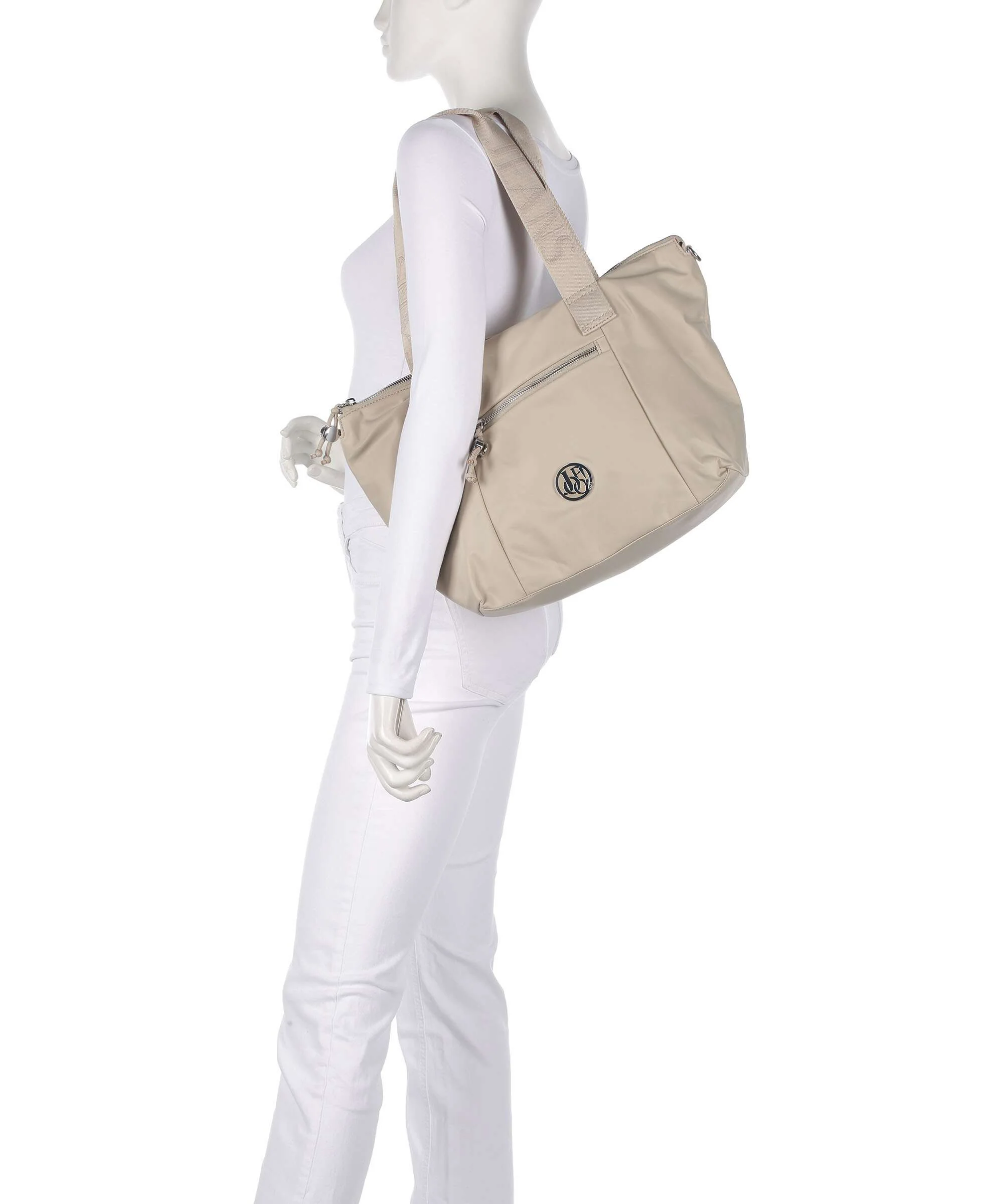 JOOP! Jeans Lietissimo Janita Tote bag oyster gray - Image 3