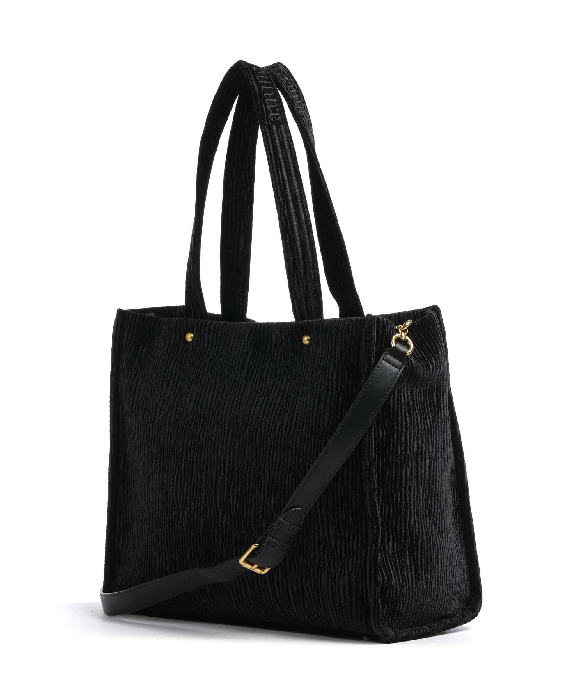 Juicy Couture Iris Crinkled Velvet L Tote bag black - Image 2