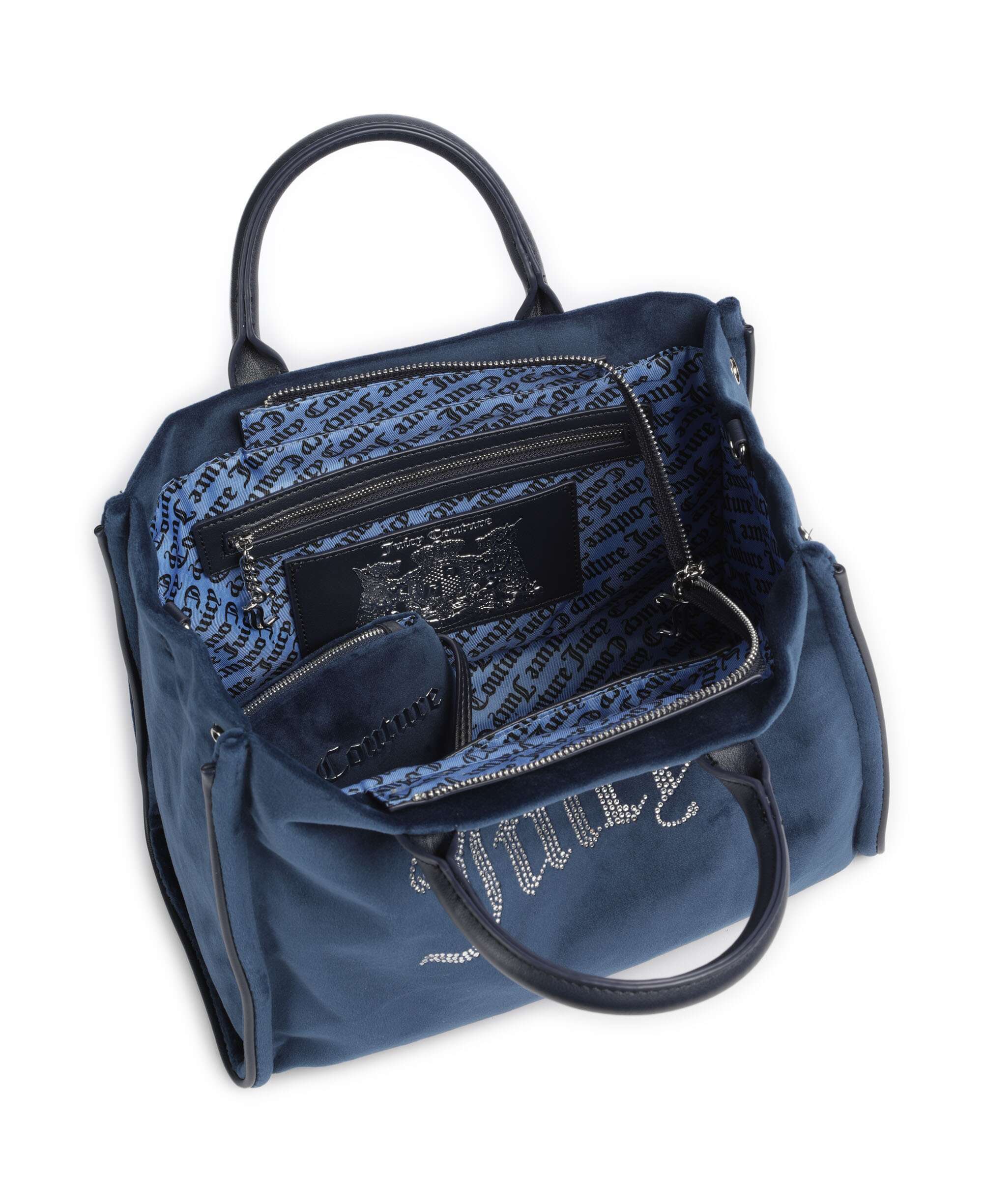 Juicy Couture Iris Velvet M Handbag night sky - Image 6