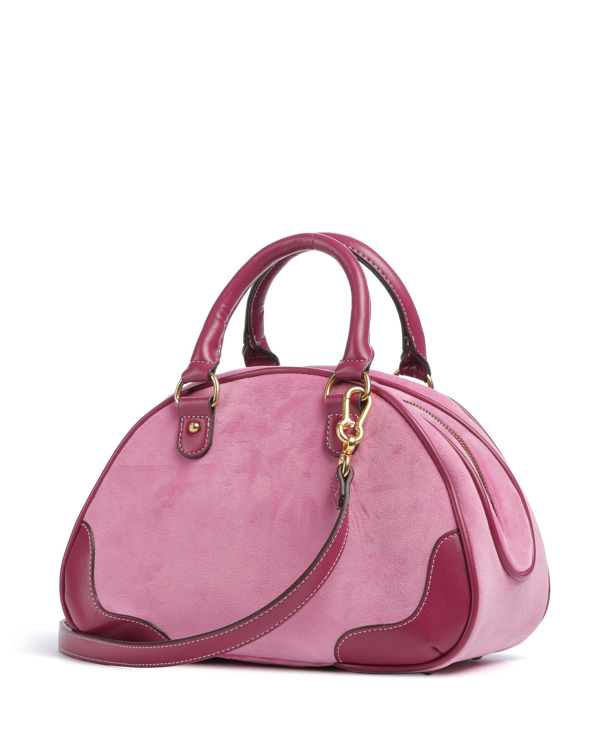 Juicy Couture Twig Narrative Velvet Handbag super pink - Image 2