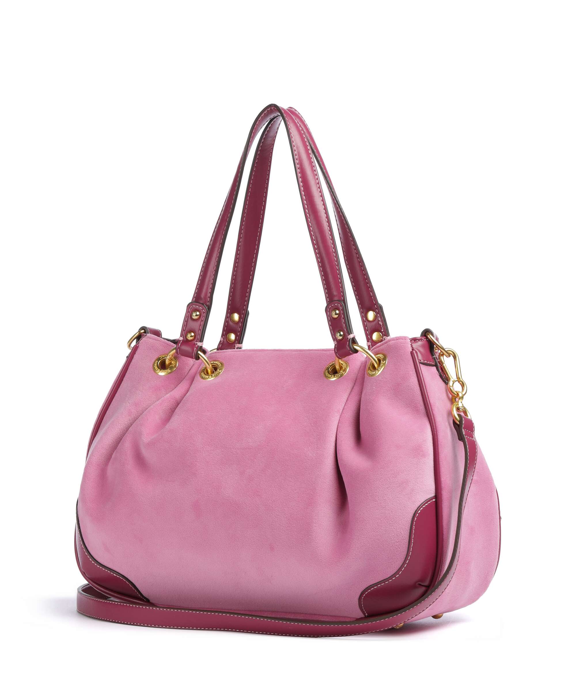 Juicy Couture Twig Narrative Velvet M Hobo bag super pink - Image 2