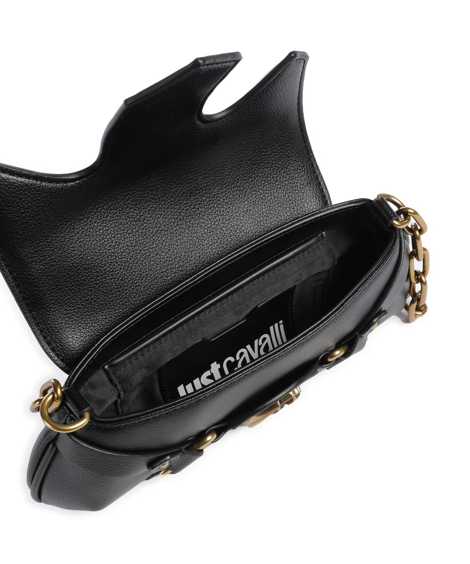 Just Cavalli Crossed Laces Shoulder bag black - Image 7