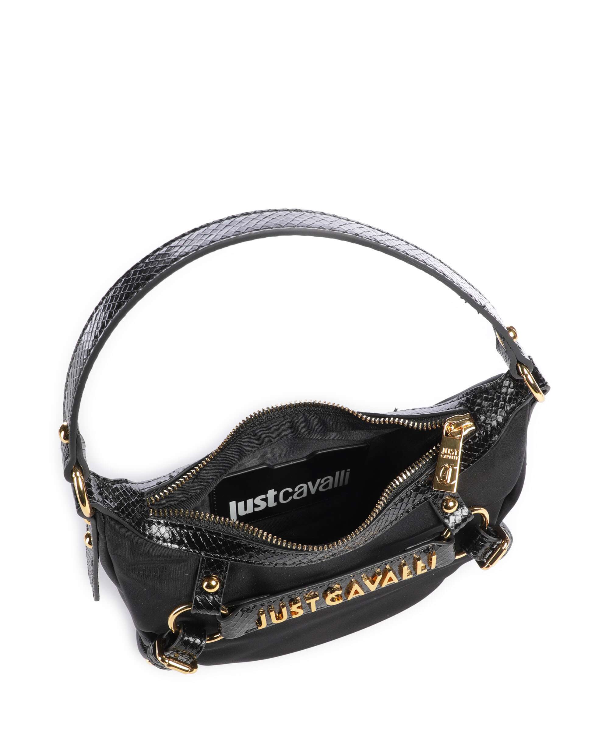 Just Cavalli Foulard Cage Shoulder bag black - Image 7