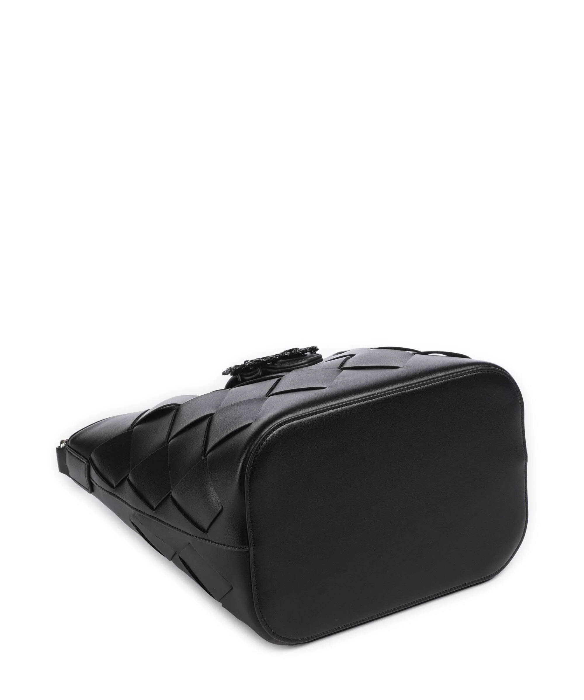 Just Cavalli Iconic Snakes Braided Hobo bag black - Image 4