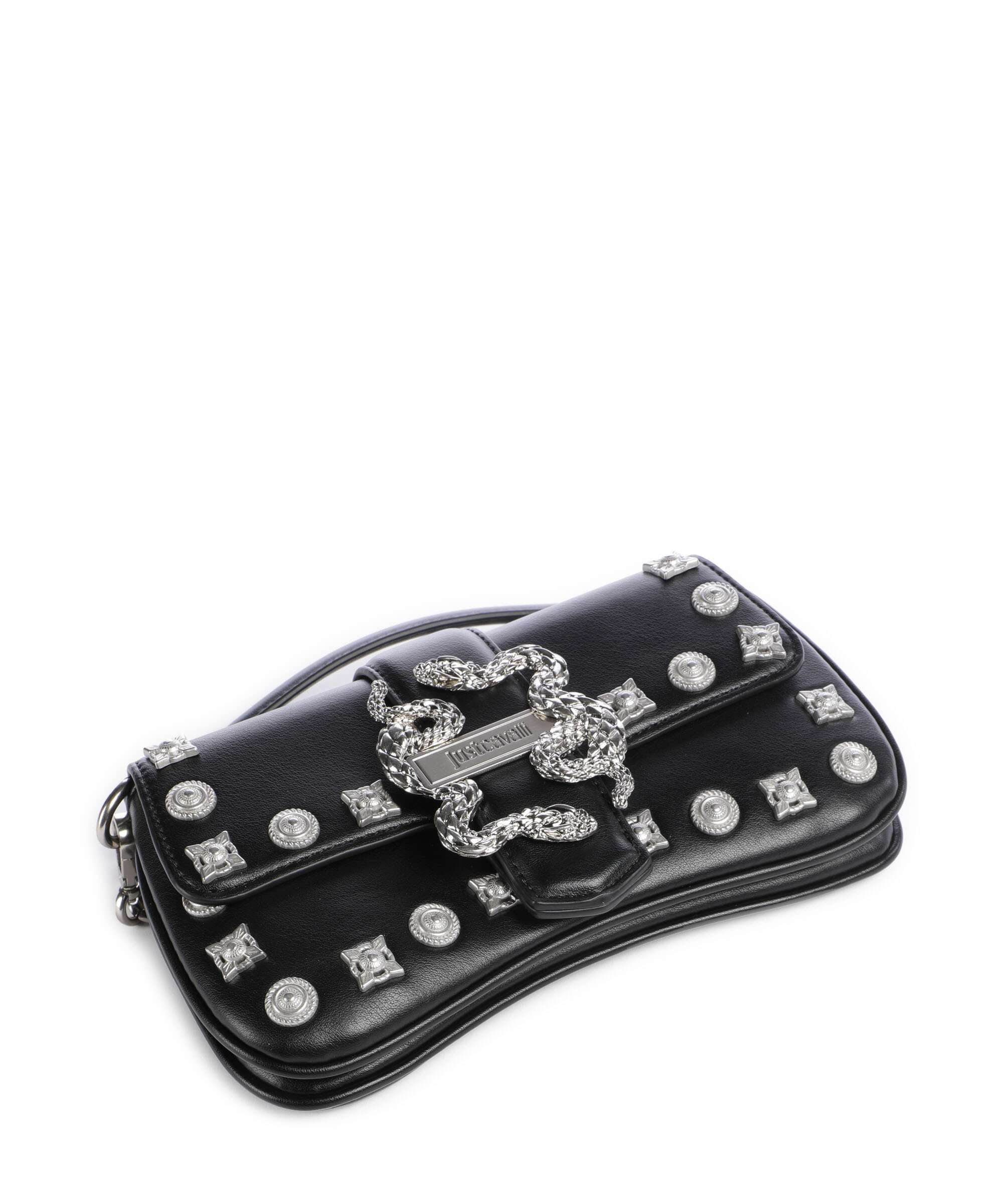 Just Cavalli Iconic Snakes Crossbody bag black - Image 5