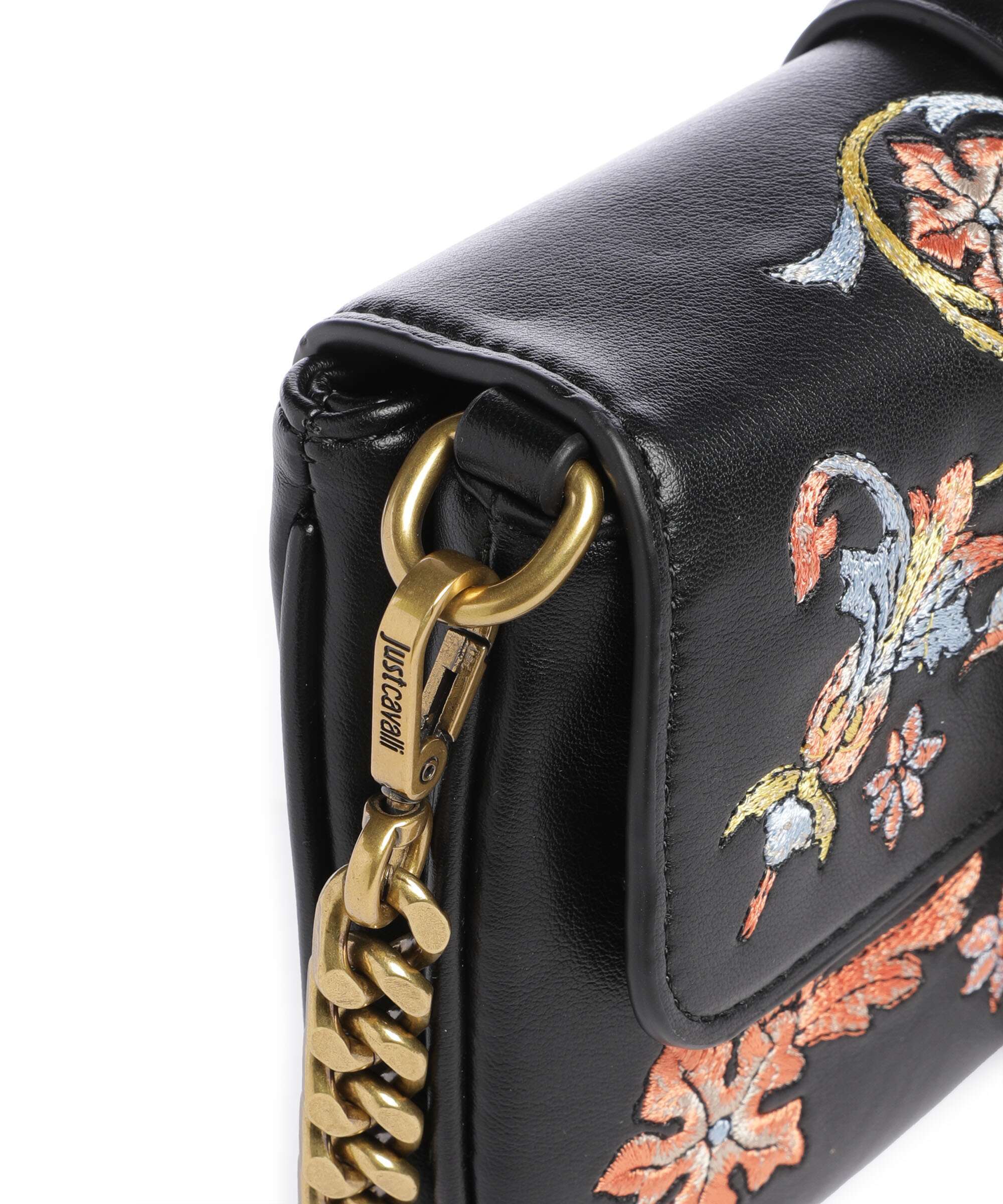 Just Cavalli Iconic Snakes Crossbody bag black - Image 4
