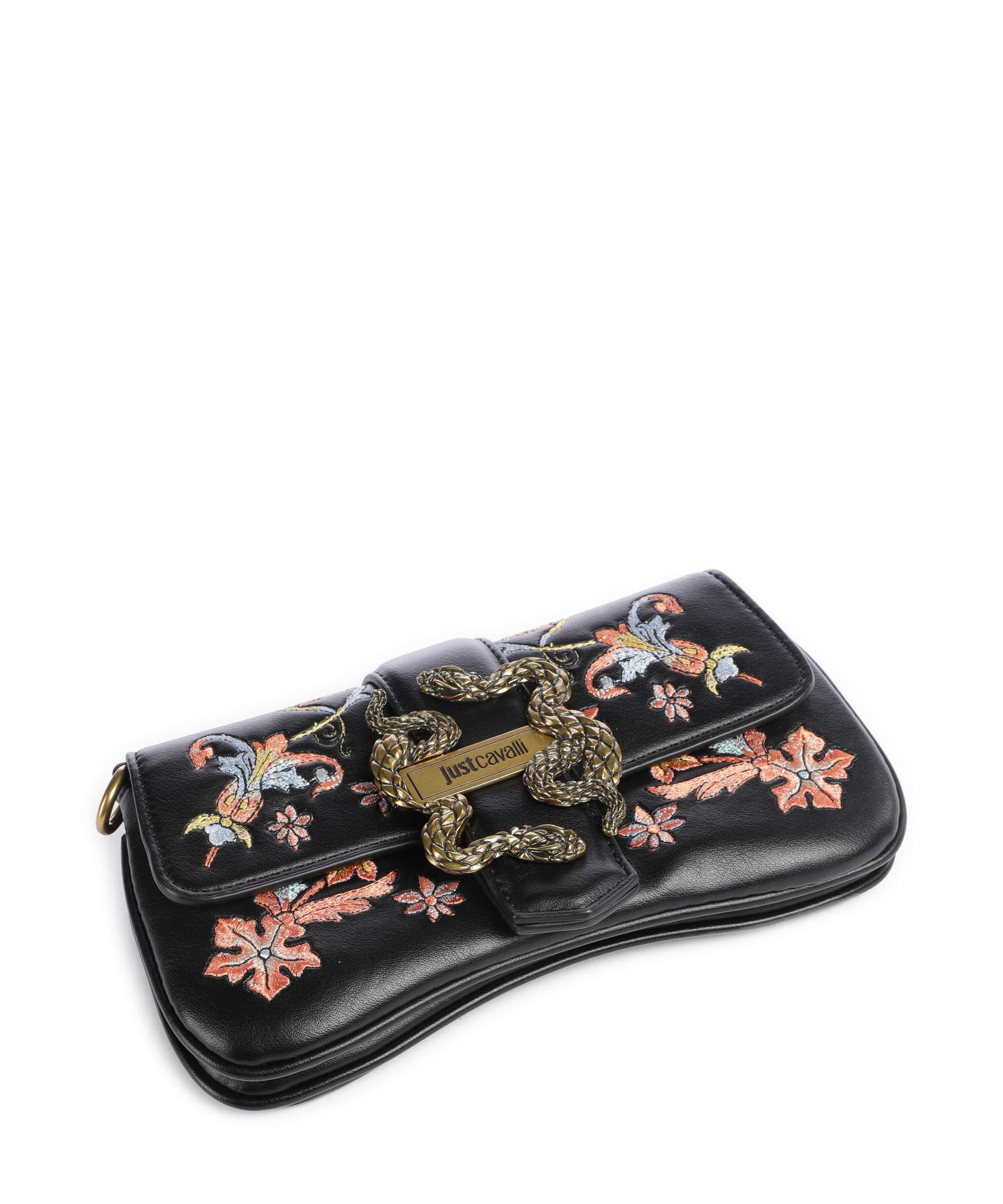 Just Cavalli Iconic Snakes Crossbody bag black - Image 5