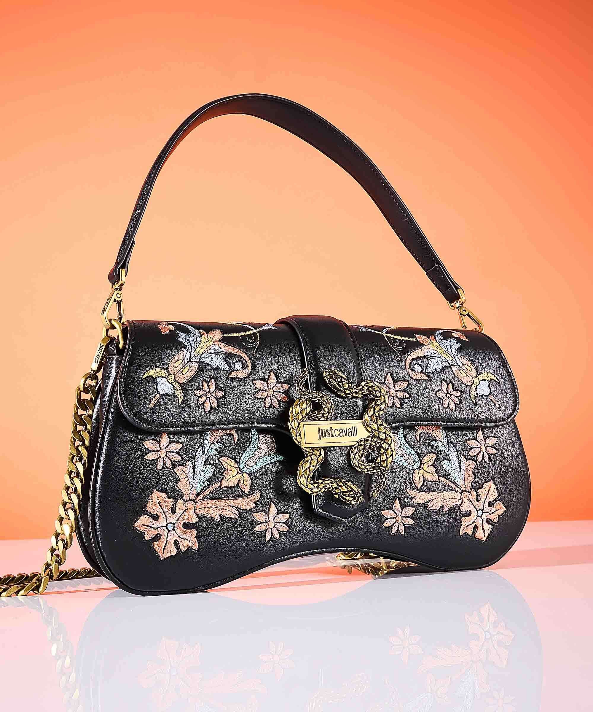 Just Cavalli Iconic Snakes Shoulder bag black - Image 2