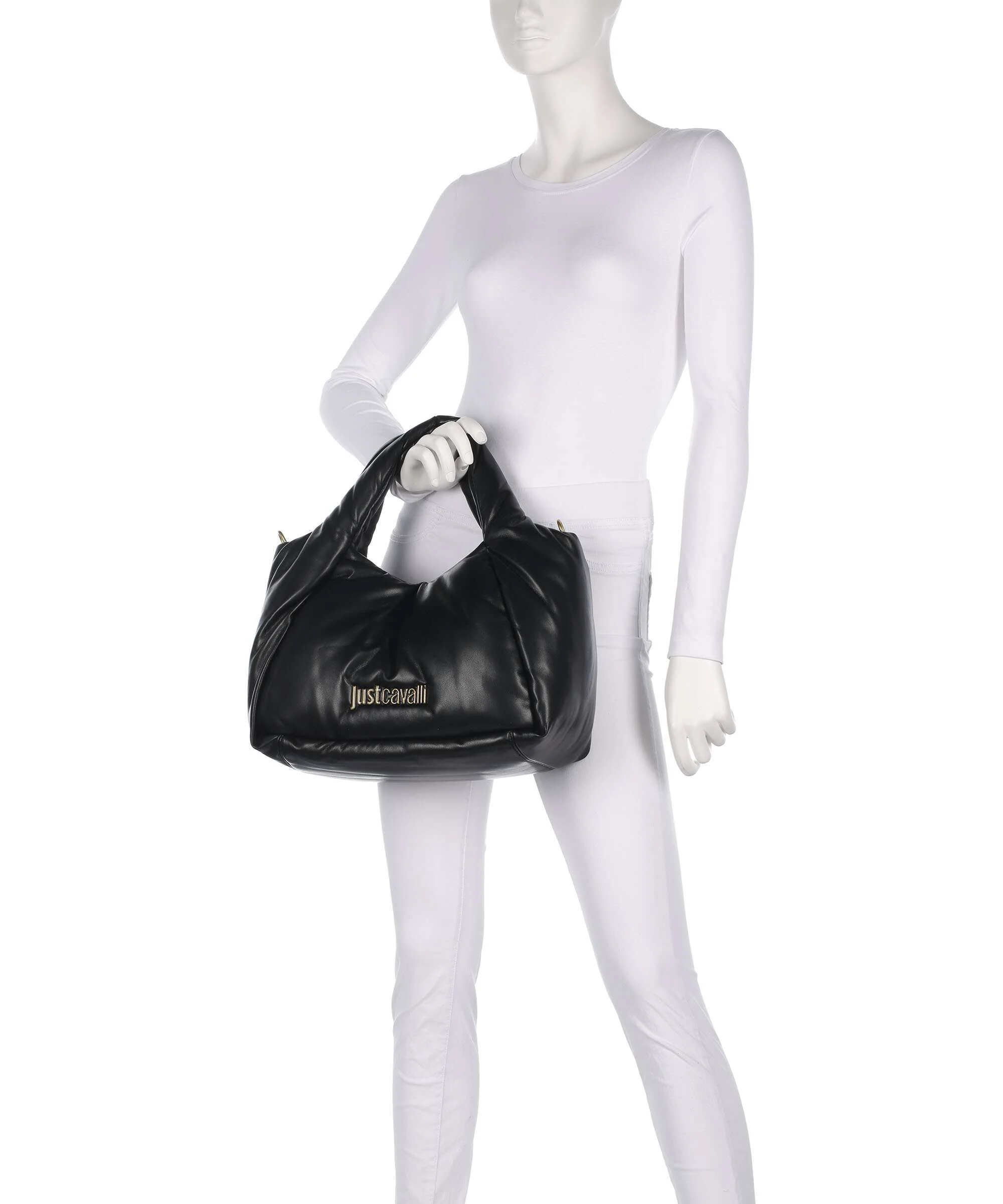 Just Cavalli Puffy Foulard Handbag black - Image 3