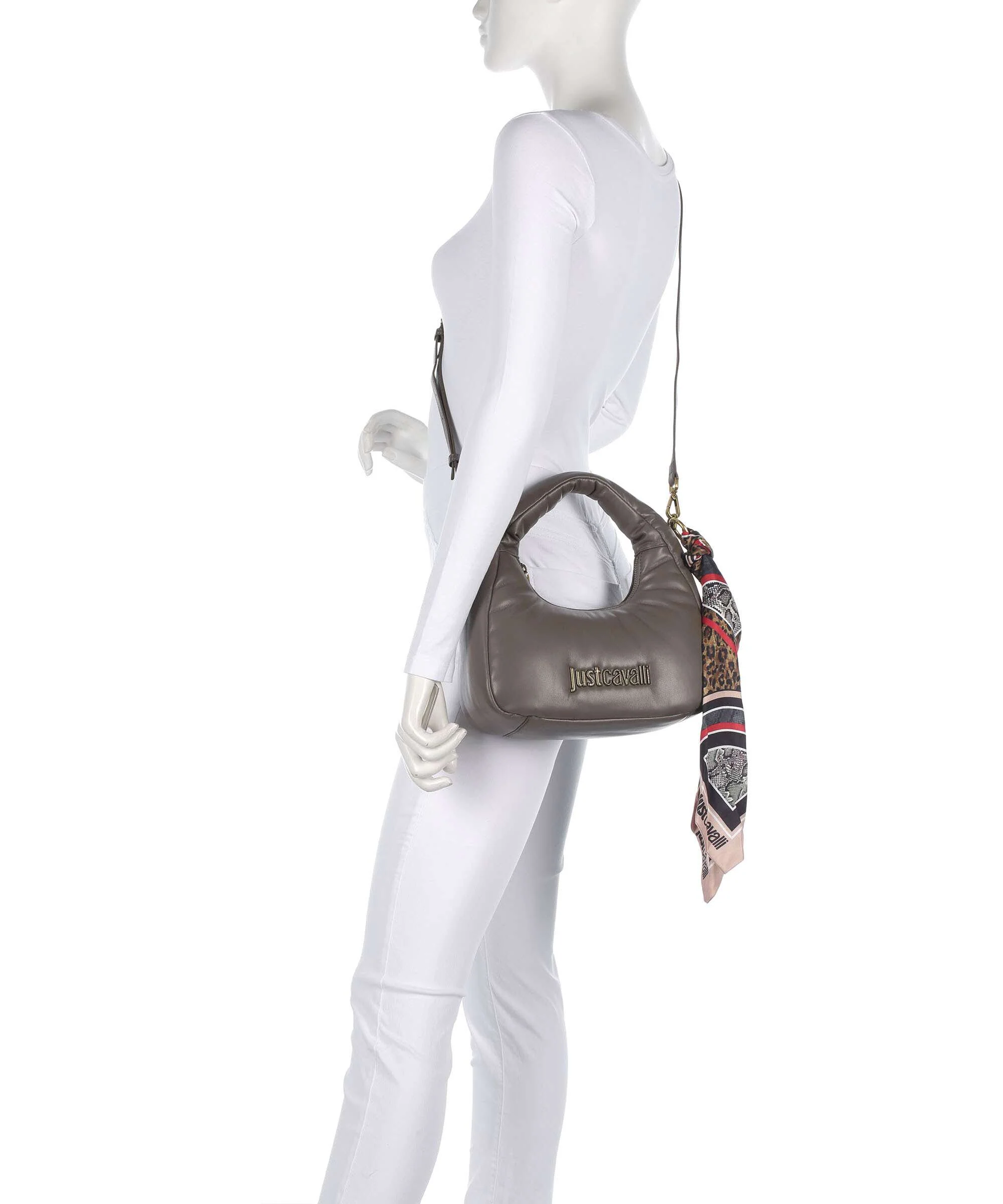 Just Cavalli Puffy Foulard Handbag taupe - Image 3