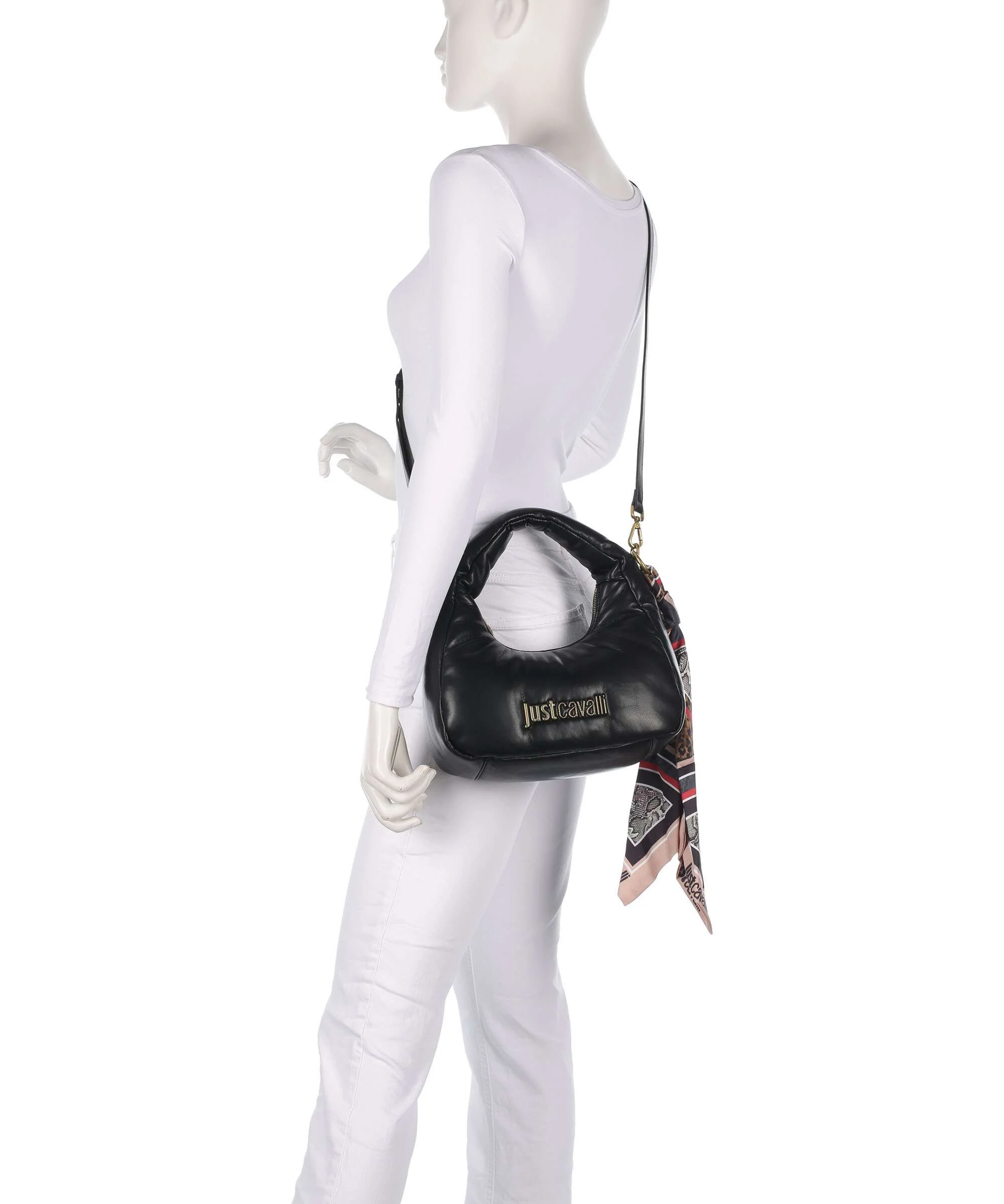 Just Cavalli Puffy Foulard Handbag black - Image 3