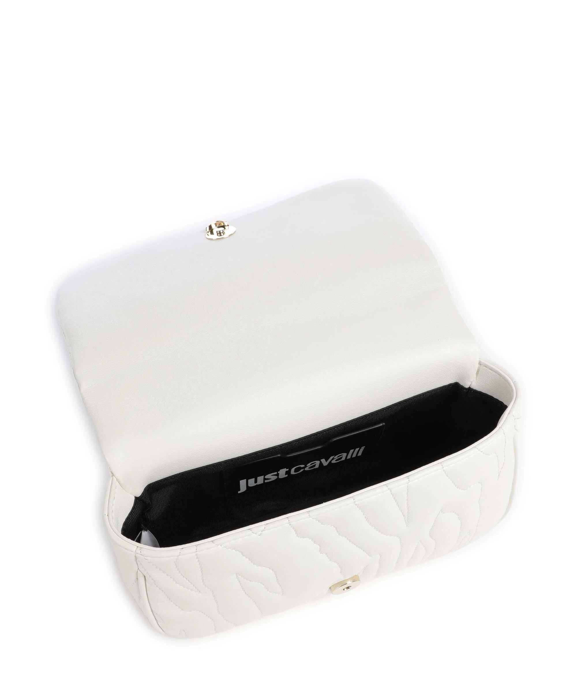 Just Cavalli Quilted Zebra Shoulder bag white - Image 7