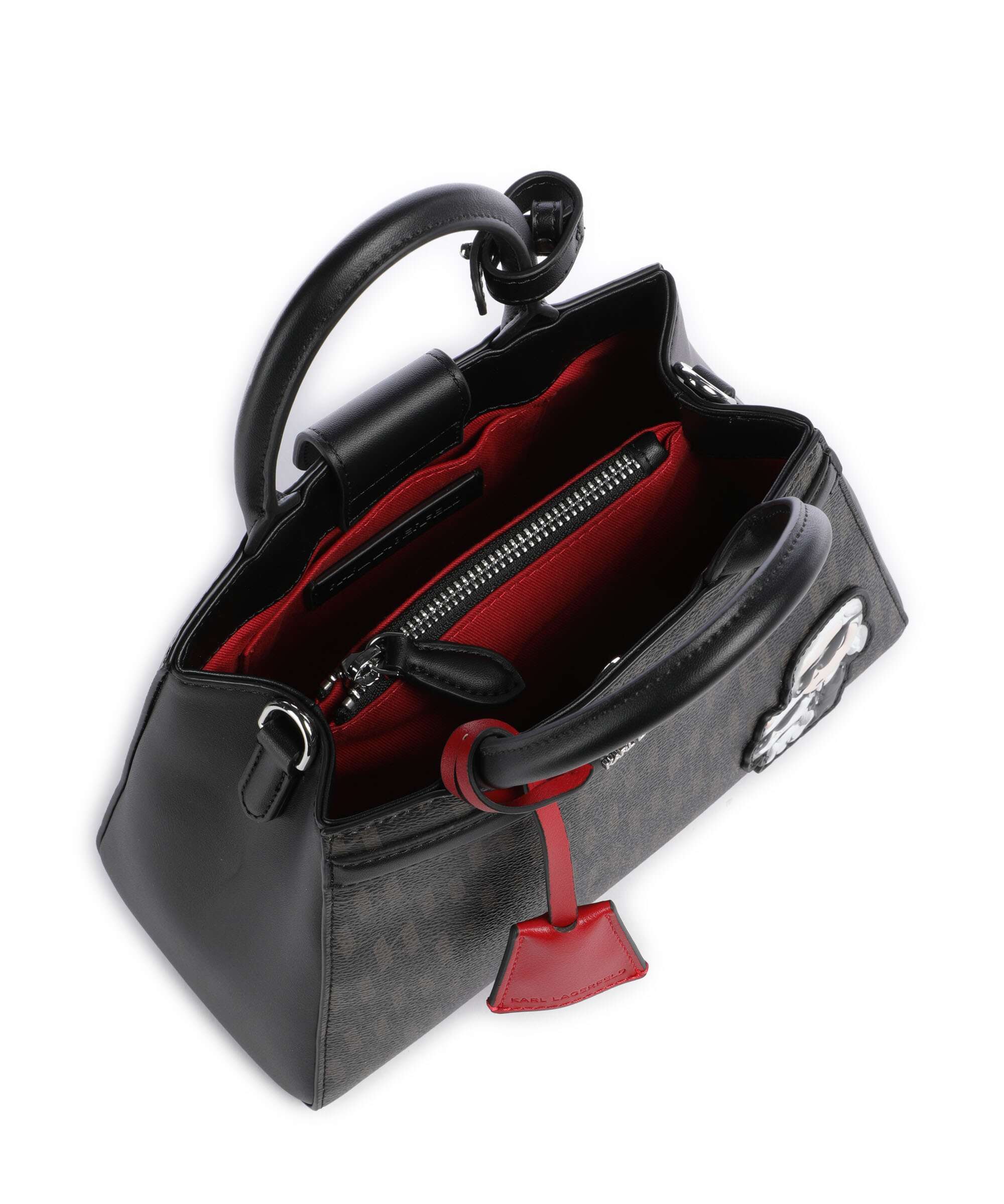 Karl Lagerfeld Ikon Monogram Handbag brown/kl mono - Image 6