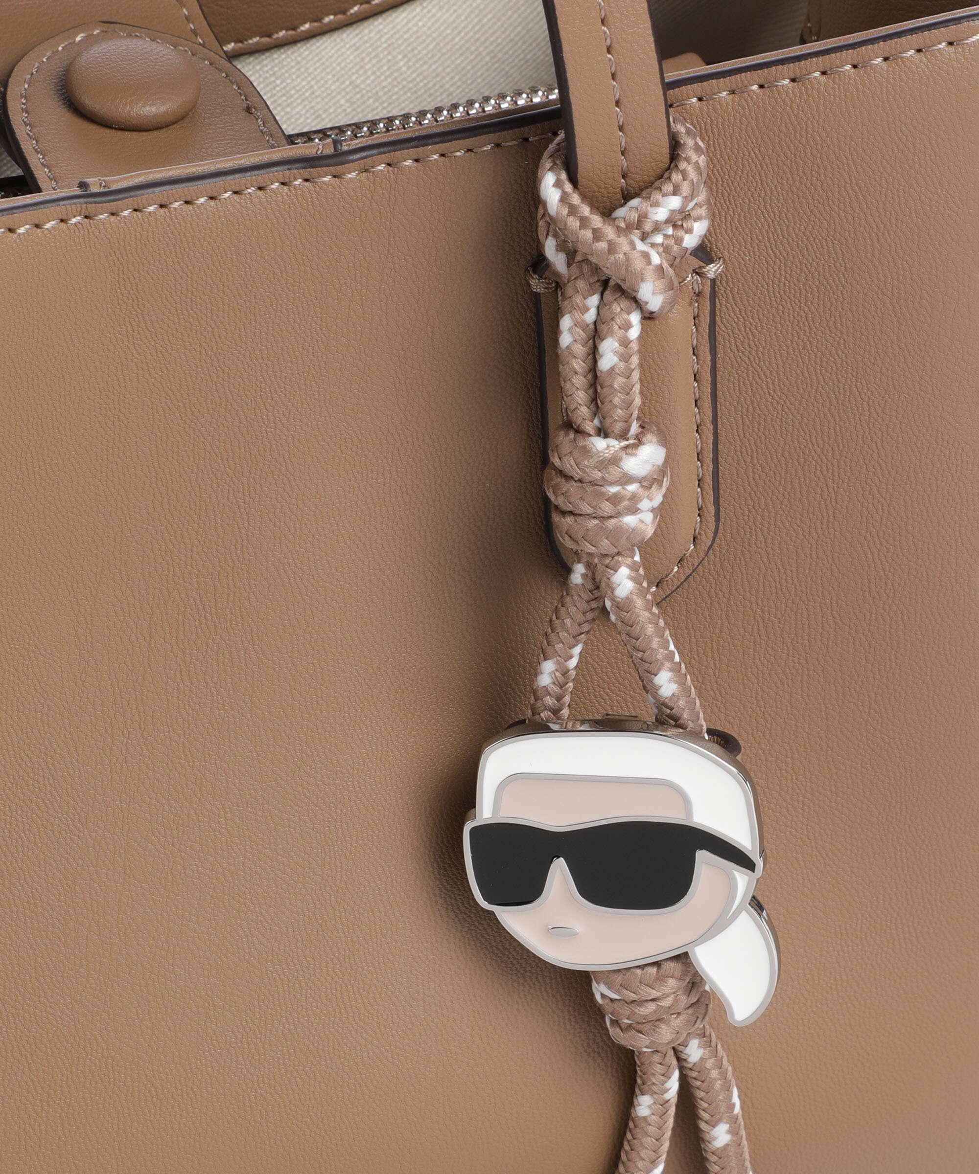 Karl Lagerfeld Ikon Small Handbag mushroom brown - Image 4