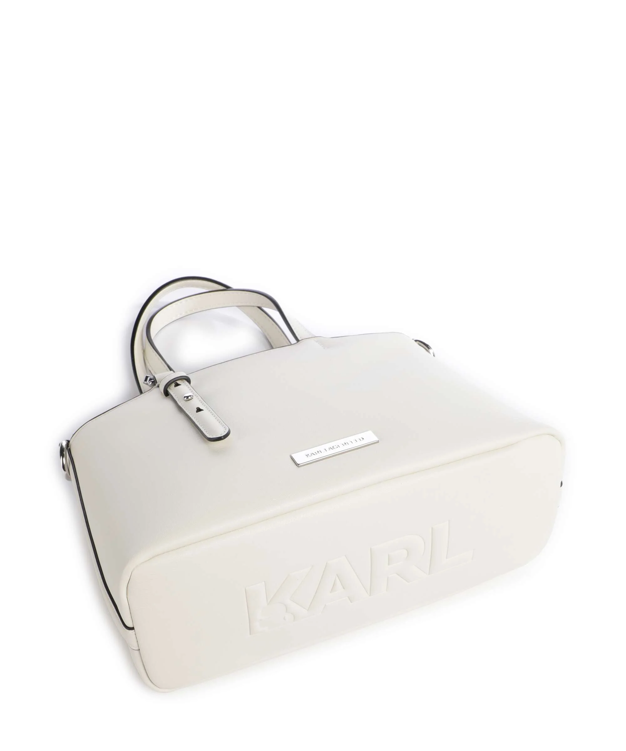 Karl Lagerfeld Ikon Smooth Handbag off white - Image 5