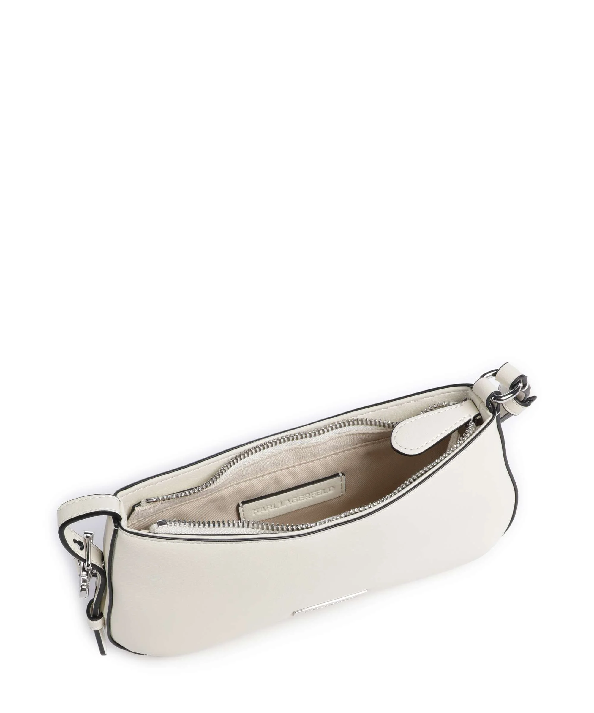 Karl Lagerfeld Ikon Smooth Shoulder bag off white - Image 6